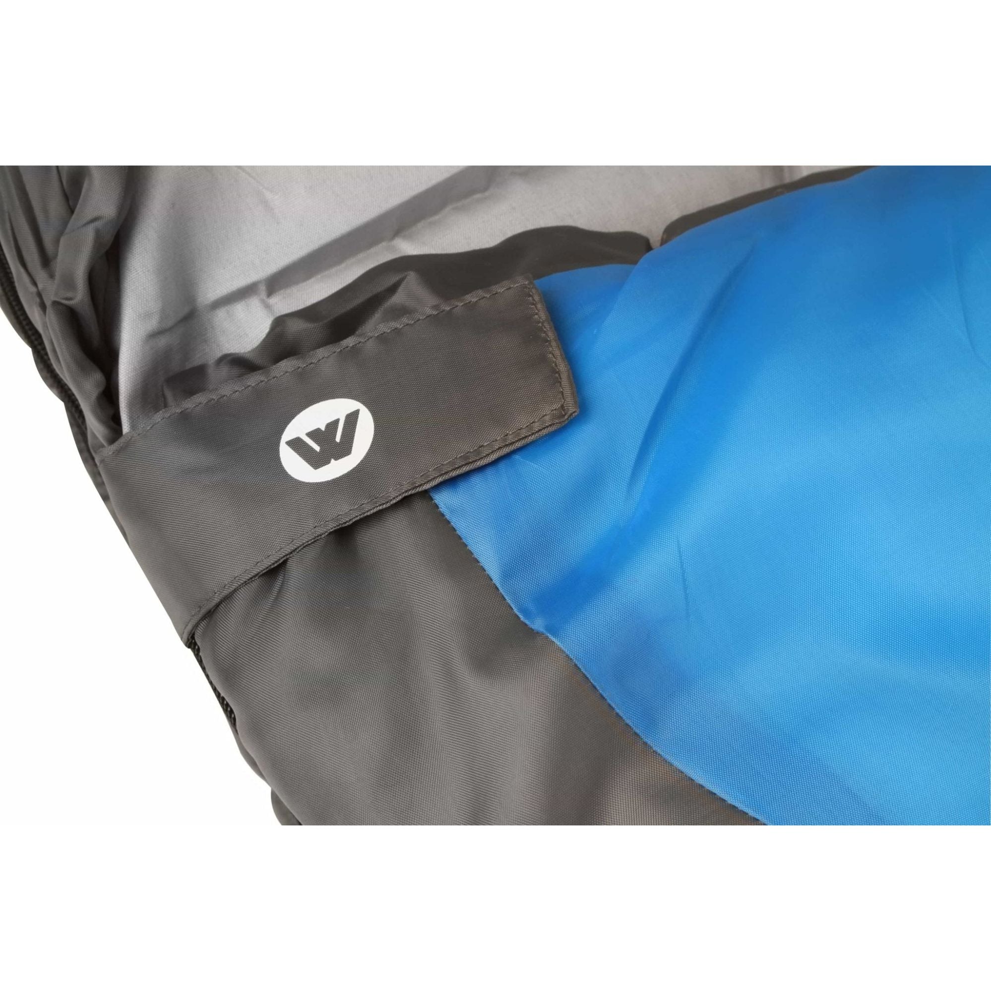 Forrest KIDS Youth Hooded Sleeping Bag, 5-10°C, Breathable Lining, Ripstop Fabric, Auto Lock Zips, Sewn-in Storage Pocket, Hanging Loop, Storage Bag, 65x205cm