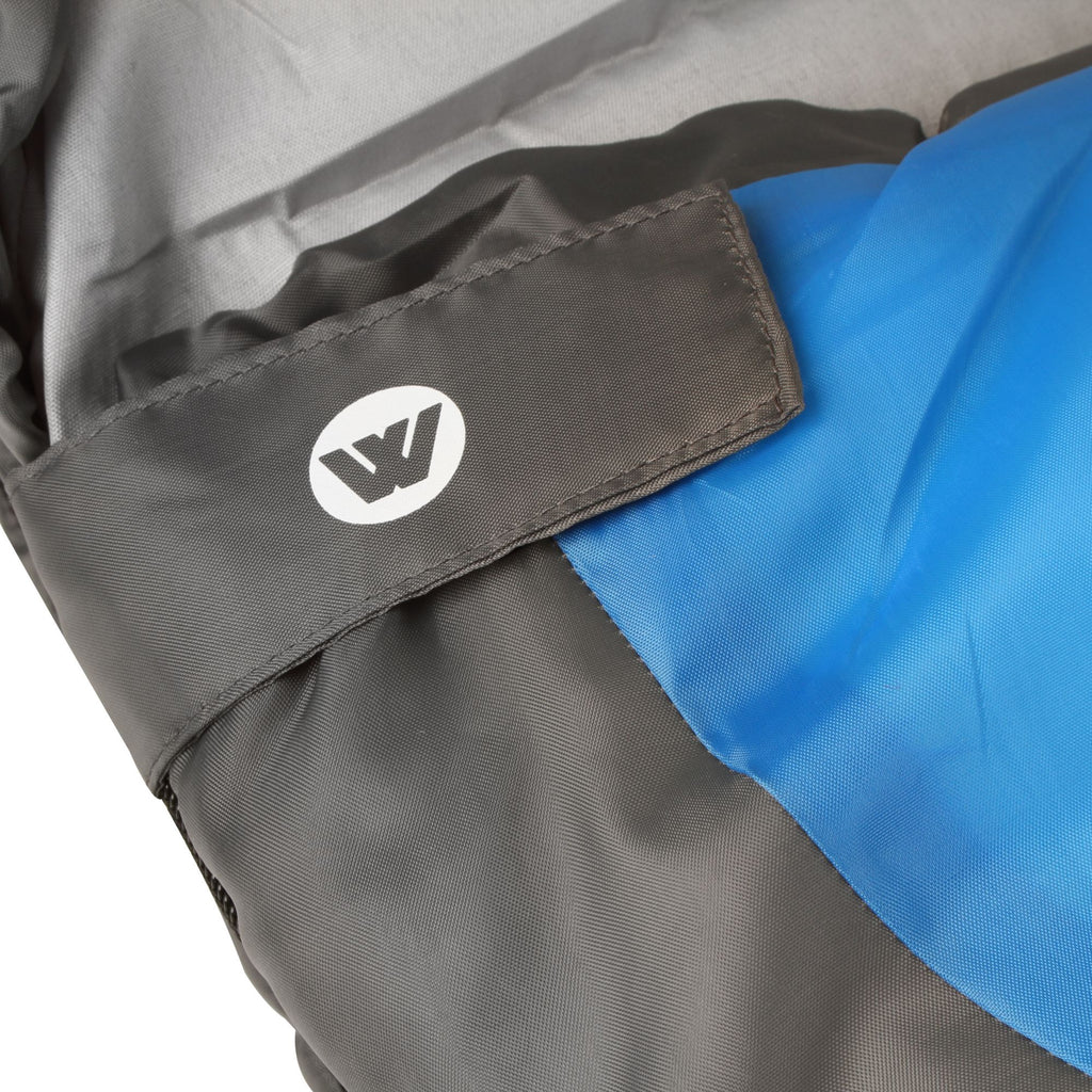 Wildtrak +5°C to +10°C Forrest Junior Kids/Youth Hooded Sleeping Bag, 65 x 205cm
