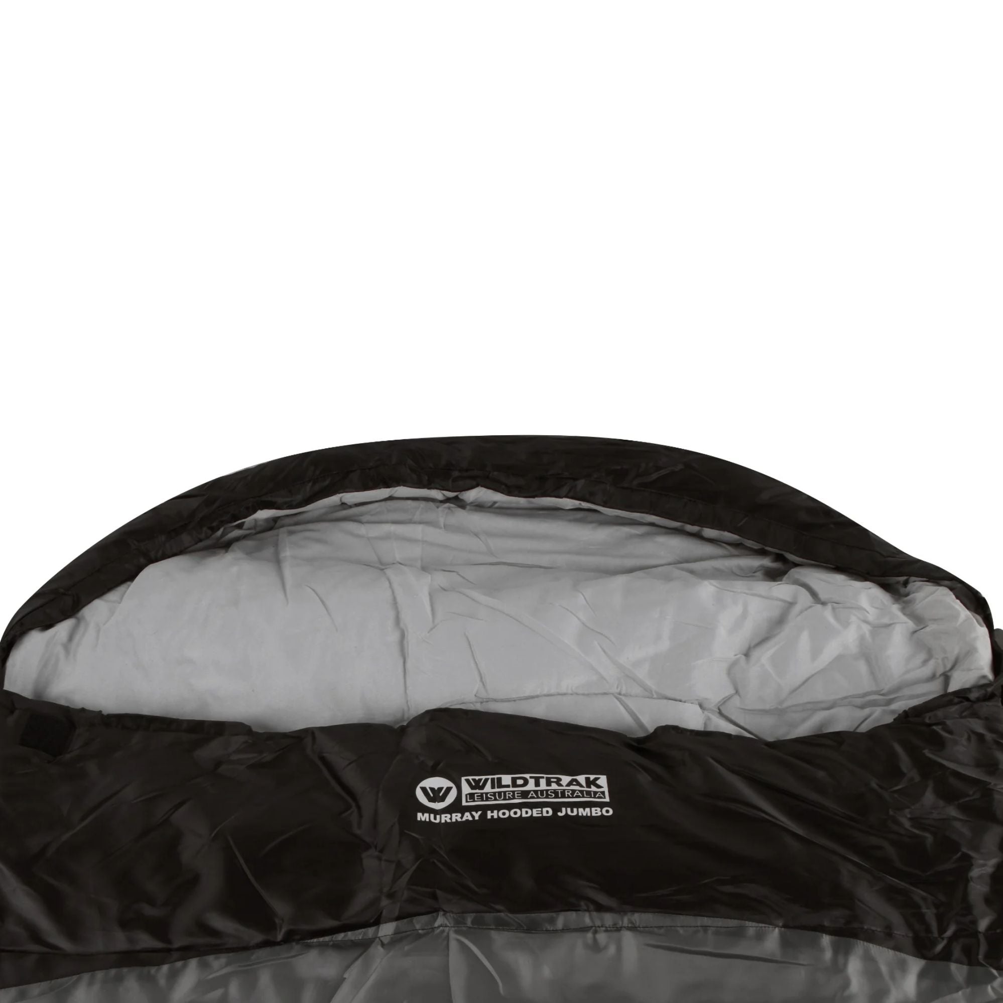 Murray Jumbo Hooded Sleeping Bag, 0-5°C, Breathable Lining, Ripstop Fabric, Auto Lock Zips, Sewn-in Storage Pocket, Hanging Loop, Storage Bag, 90x240cm