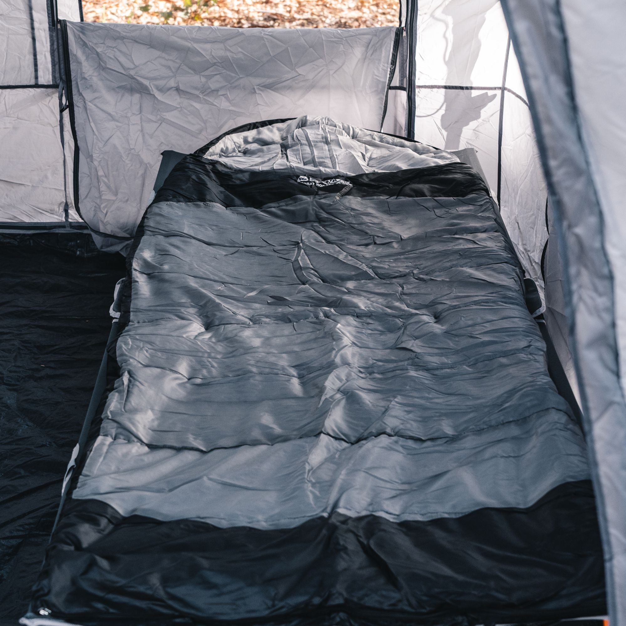 Wildtrak 0°C to -5°C Murray Jumbo Hooded Sleeping Bag, 90 x 24cm