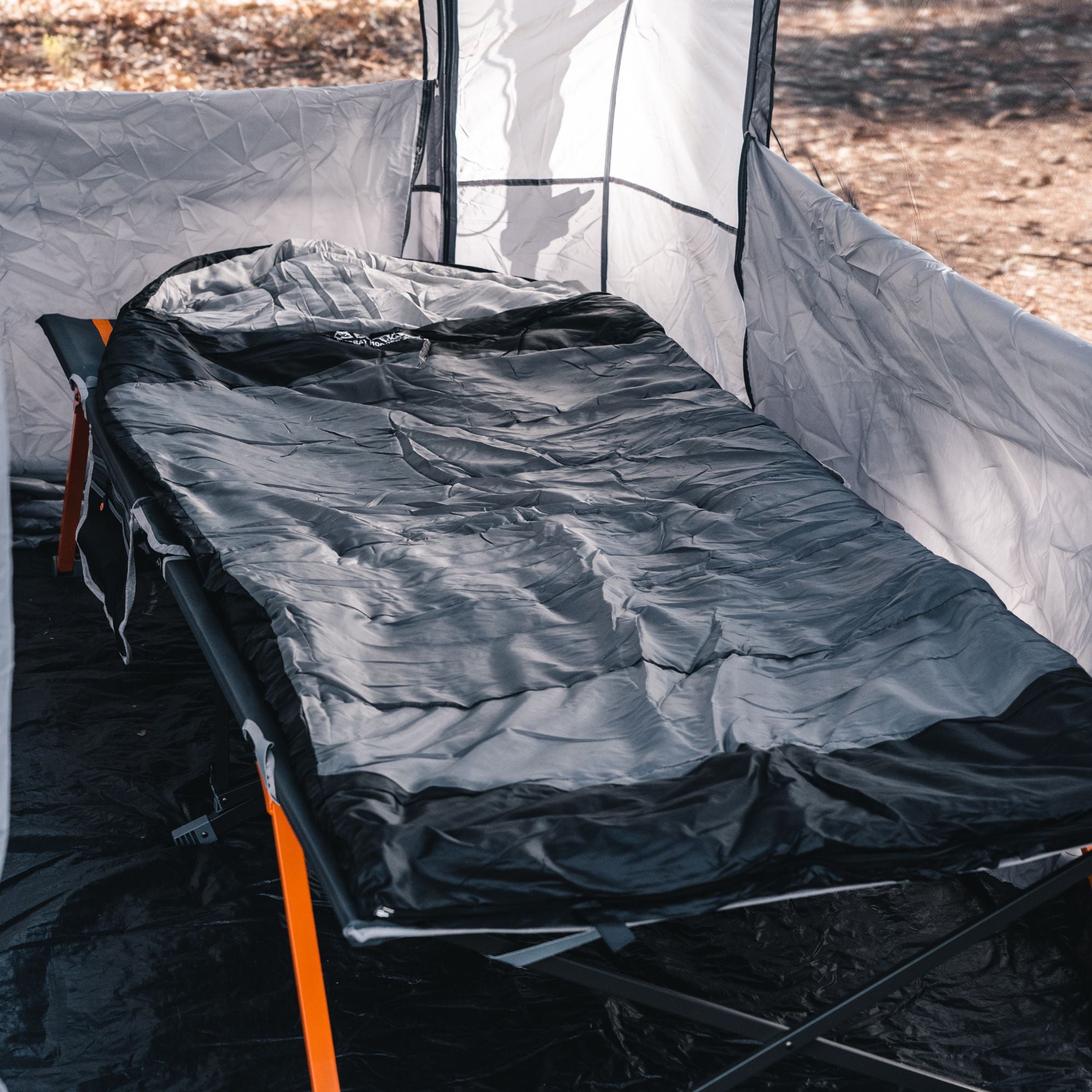 Wildtrak 0°C to -5°C Murray Jumbo Hooded Sleeping Bag, 90 x 24cm