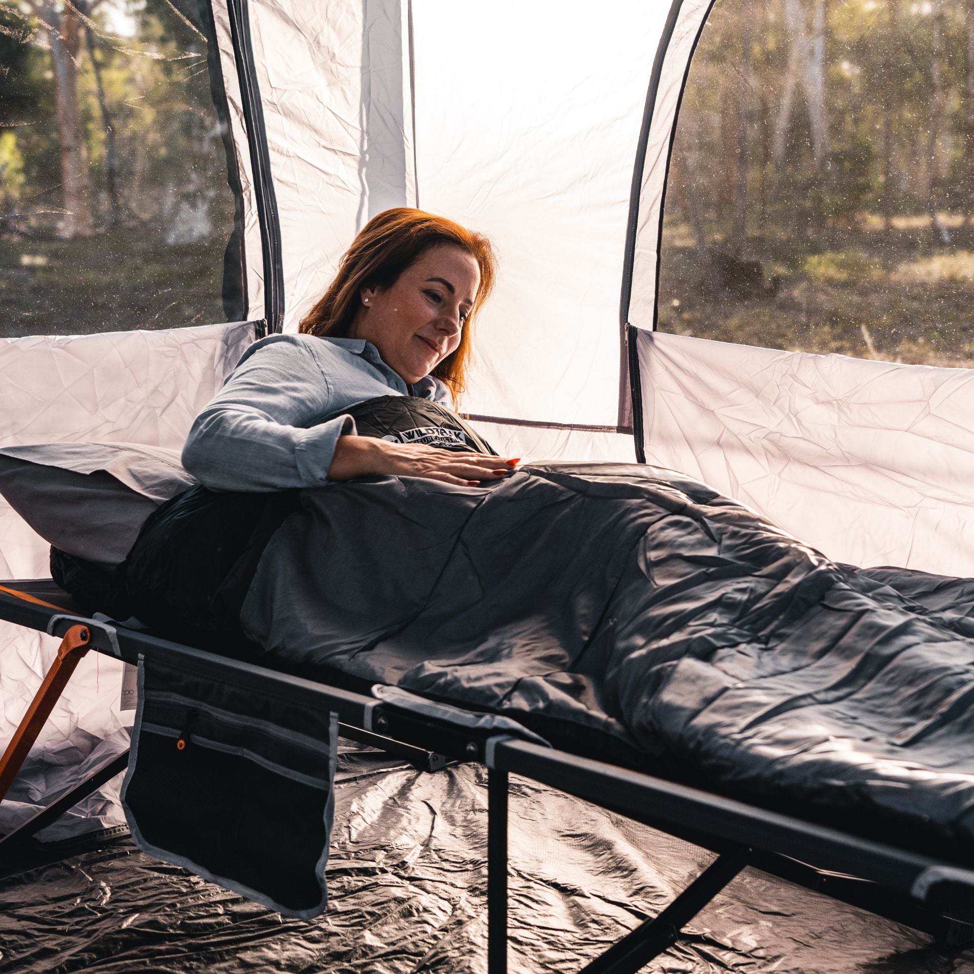 Wildtrak 0°C to -5°C Murray Jumbo Hooded Sleeping Bag, 90 x 24cm