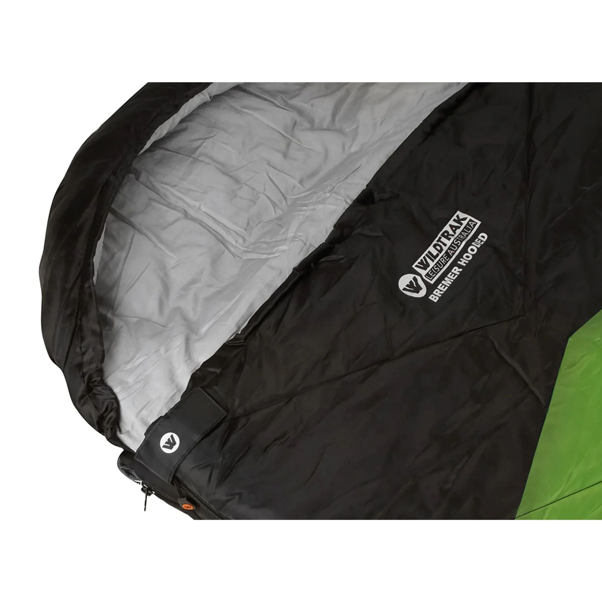 Bremer KIDS Youth Hooded Sleeping Bag, 0-5°C, Breathable Lining, Ripstop Fabric, Auto Lock Zips, Sewn-in Storage Pocket, Sewn-through Construction, Hanging Loop, Storage Bag, 65x170cm