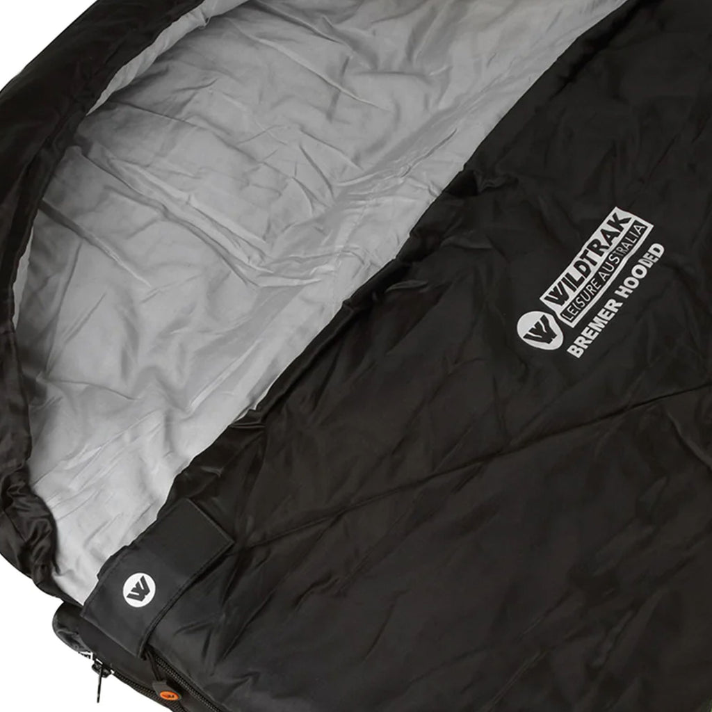 Wildtrak -5°C to 0°C Bremer Junior Kids/Youth Hooded Sleeping Bag, 65 x 170cm