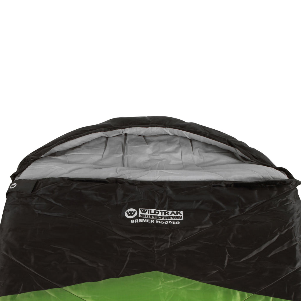 Wildtrak -5°C to 0°C Bremer Hooded Sleeping Bag, 80 x 220cm