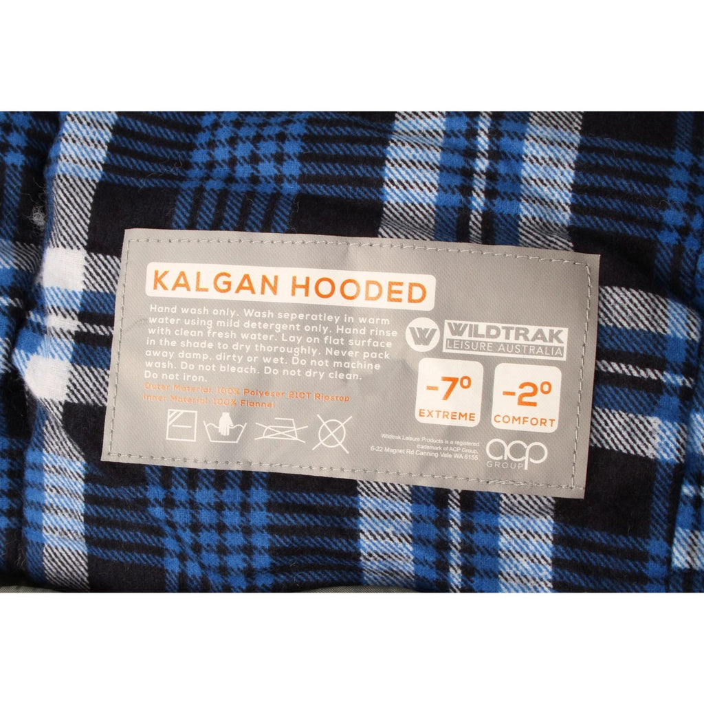 Wildtrak -2 to -7°C Kalgan Hooded Sleeping Bag, 80 x 220cm