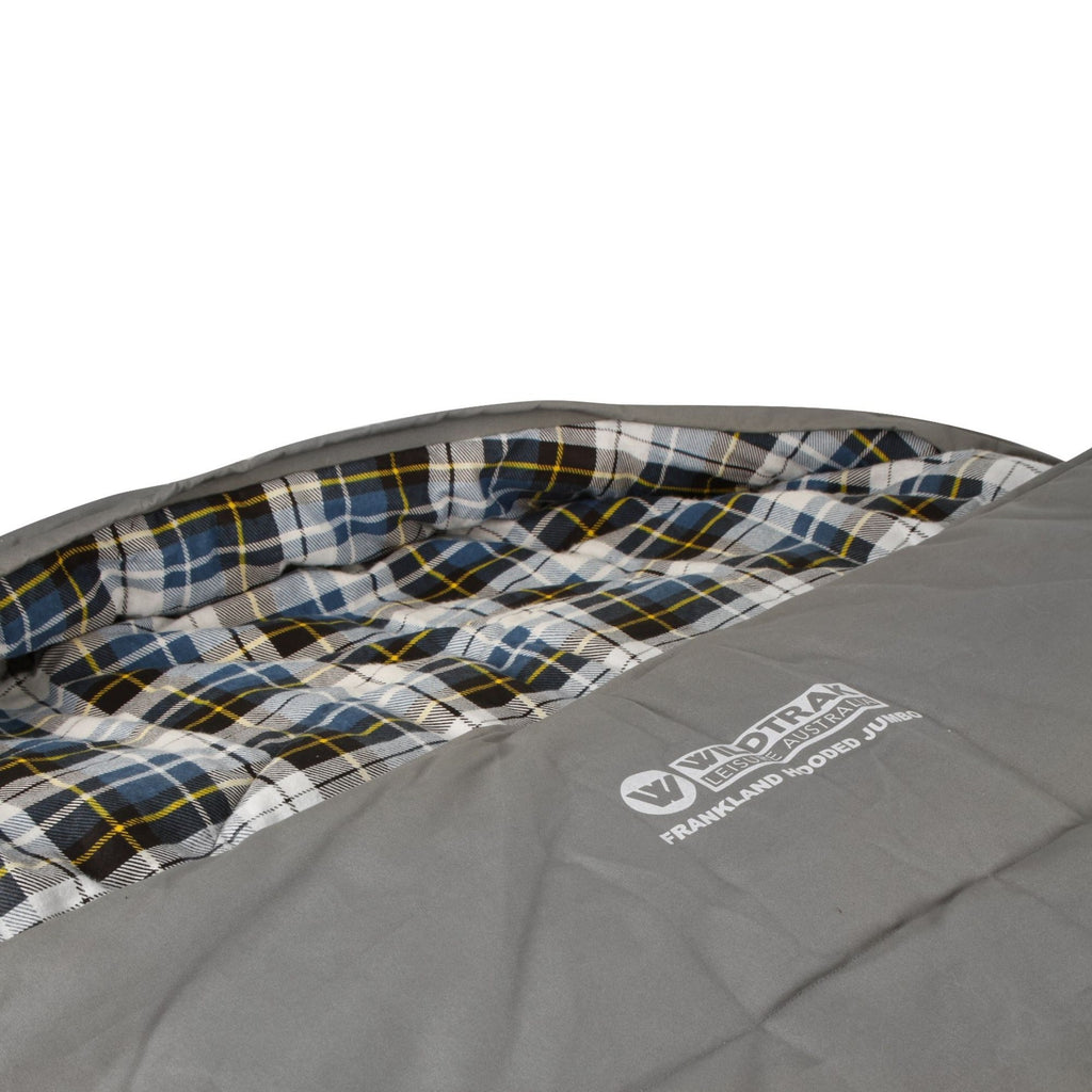 Wildtrak -2 to -7°C Frankland Jumbo Hooded Sleeping Bag, 90 x 230cm