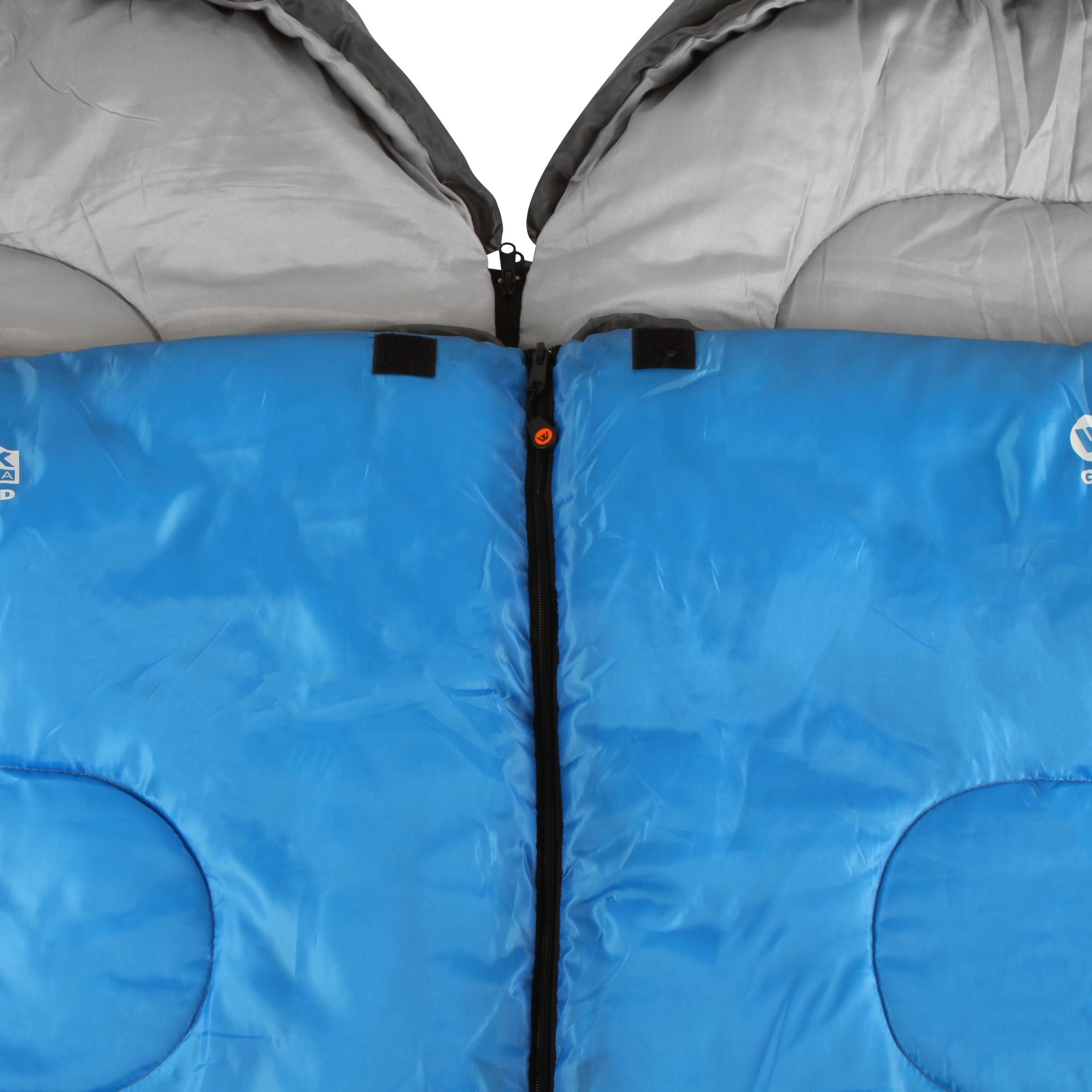 Wildtrak +5°C to +10°C Gascoyne Twin Hooded Sleeping Bag, Single or Double 70 x 230cm