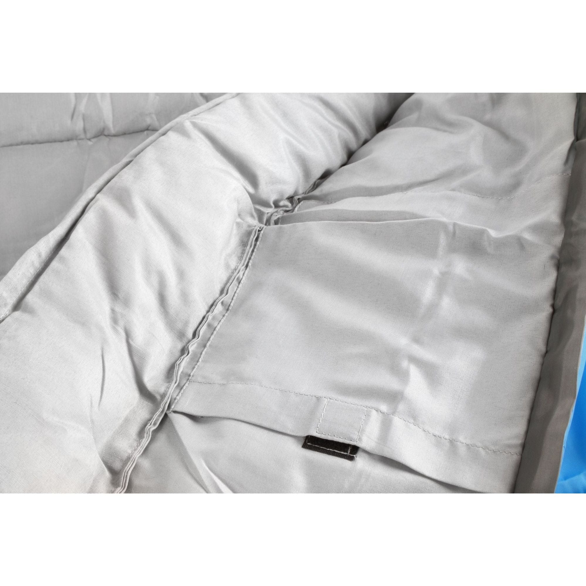 Gascoyne Twin Hooded Sleeping Bag, 5-10°C, Single or Double, Breathable Lining, Polyester Ripstop Outer, Auto Lock Zips, Sewn-in Storage Pocket, Hanging Loop, Storage Bag, 70x230cm