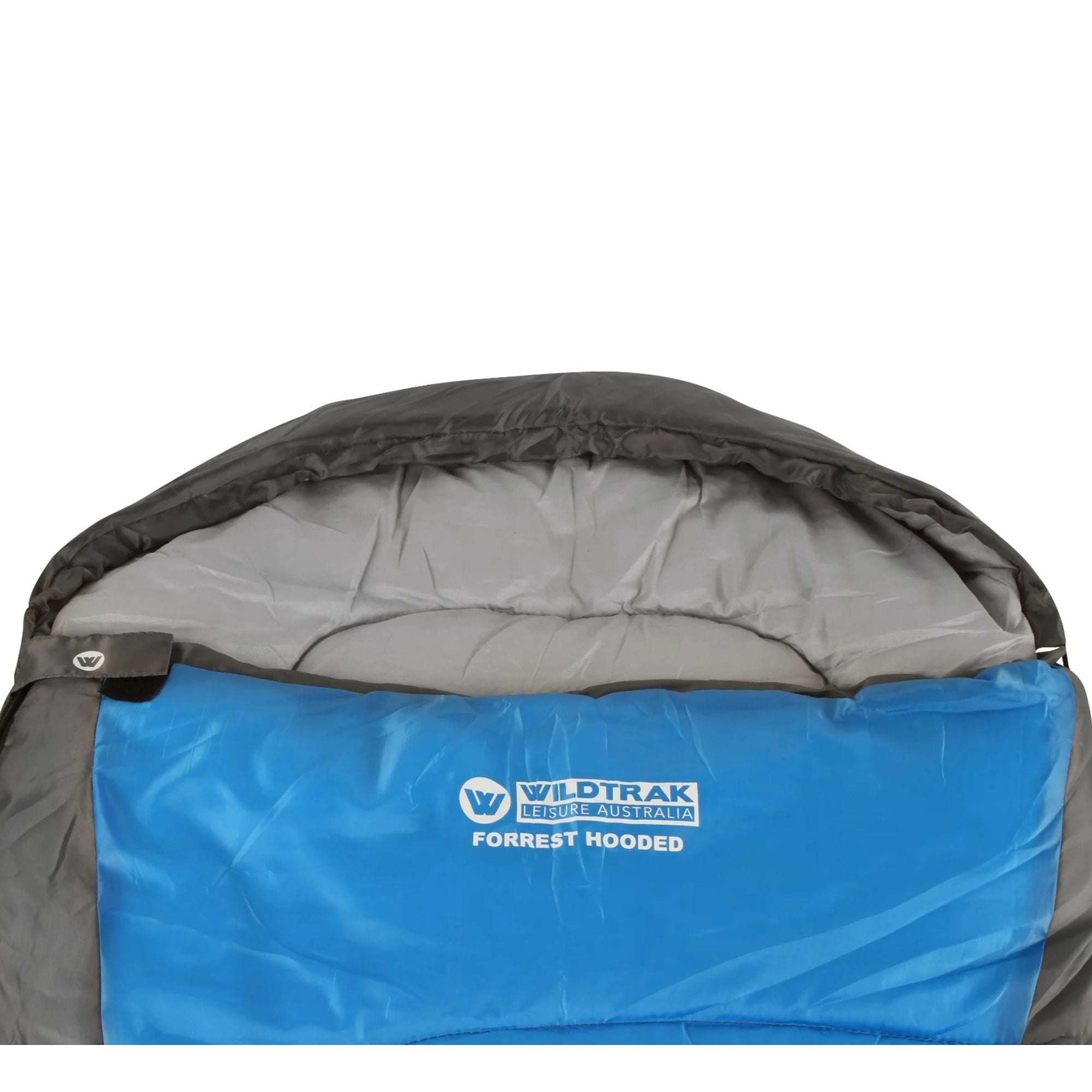 Forrest Hooded Sleeping Bag, 5-10°C, Breathable Lining, Ripstop Fabric, Auto Lock Zips, Sewn-in Storage Pocket, Hanging Loop, Storage Bag, 75x230cm