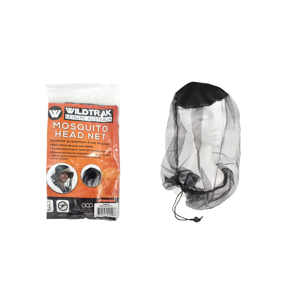 Wildtrak Deluxe Mosquito/fly Head Net with Drawstring
