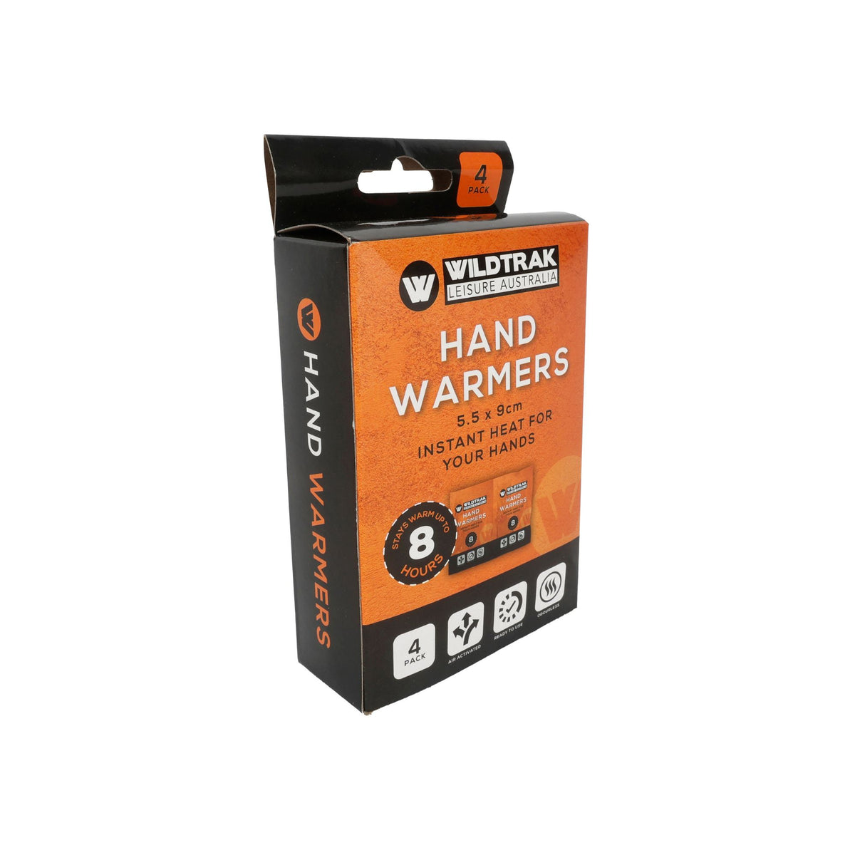 Wildtrak 4-Pack Hand Warmers 5.5x9cm