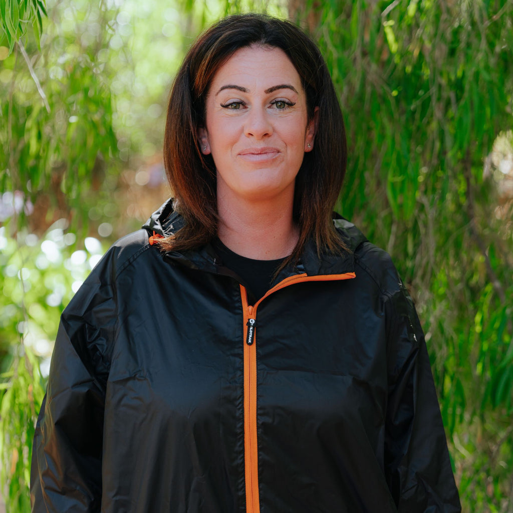 Wildtrak Compact Away Unisex Rain Jacket 2XL - Black