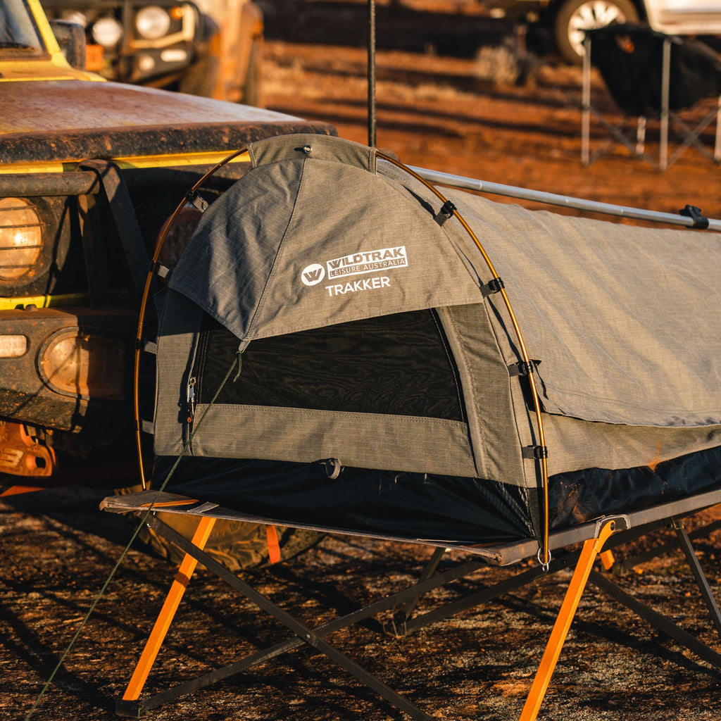 Wildtrak King Single Trakker Swag Weatherproof with Carry Bag