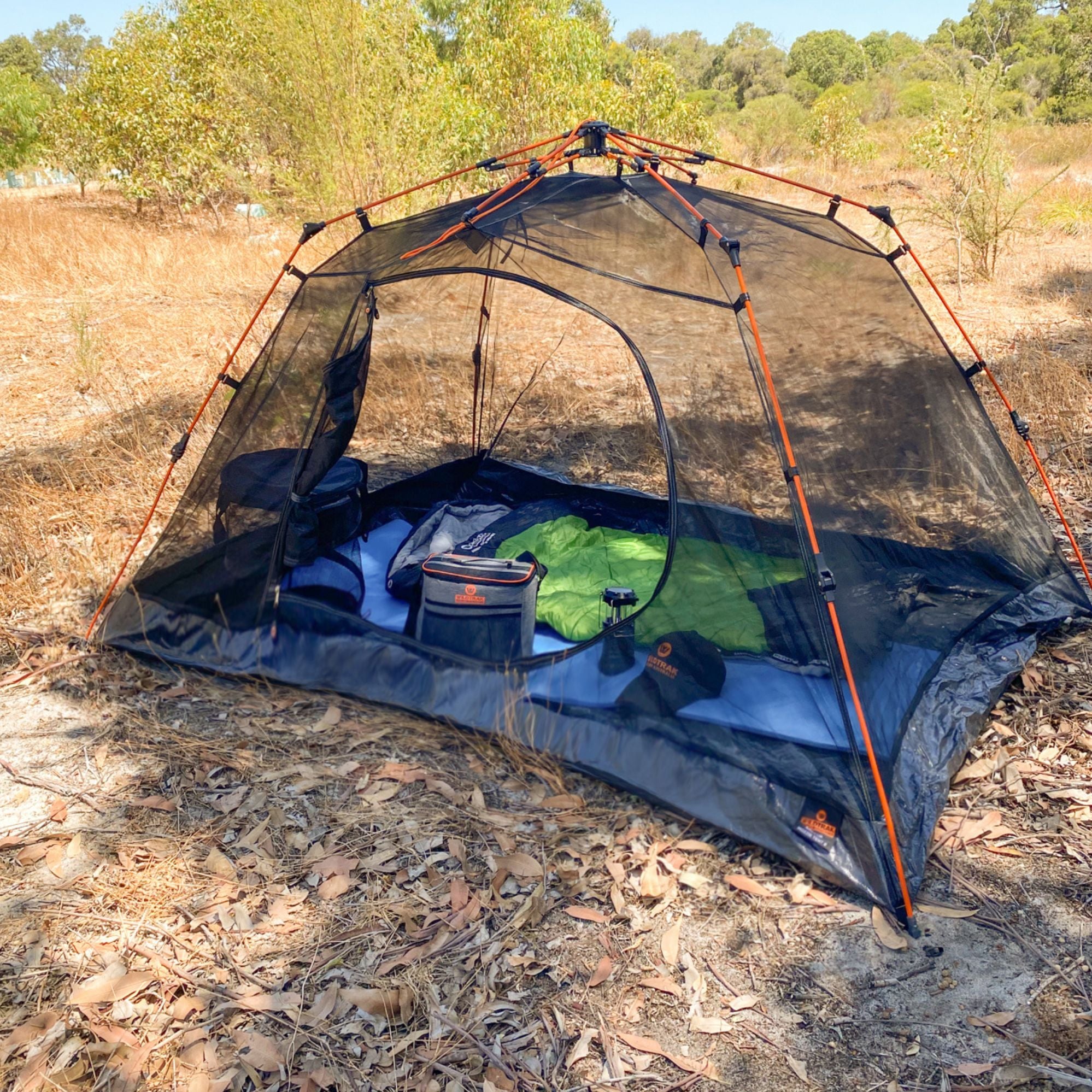 Wildtrak 2P Easy Up Mozzie Tent with Carry Bag