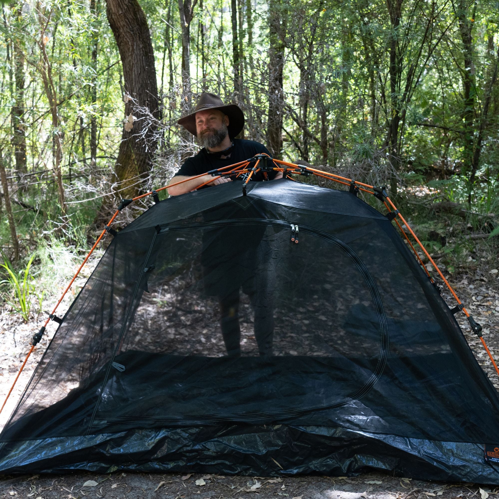 Wildtrak 3P Easy Up Mozzie Tent with Carry Bag