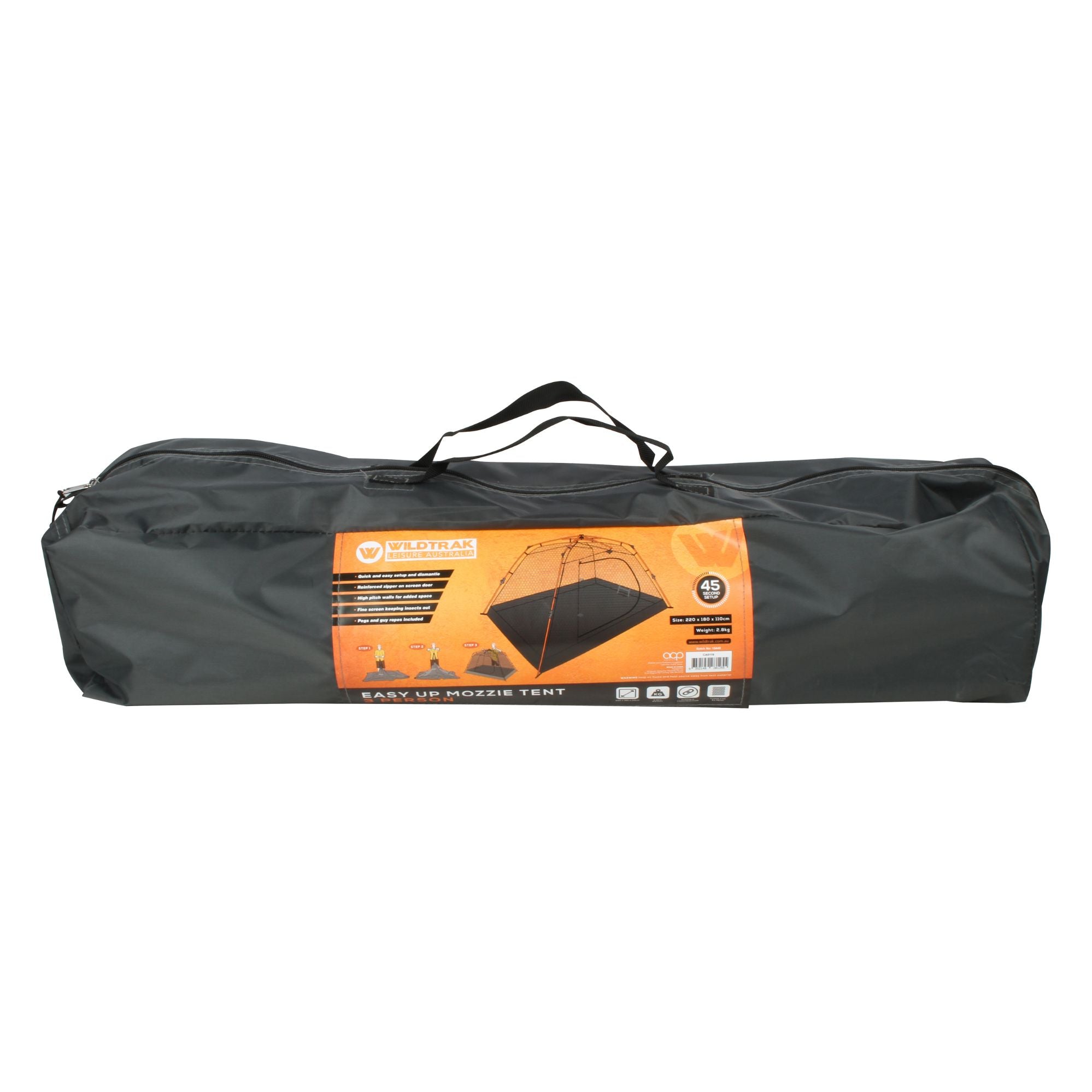 Wildtrak 3P Easy Up Mozzie Tent with Carry Bag