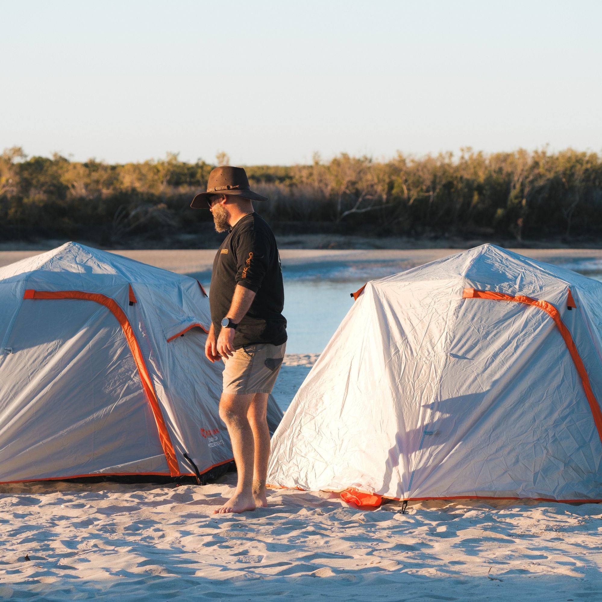 Wildtrak 2P Easy Up Mozzie Dome Tent 2 Outer Fly with Carry Bag