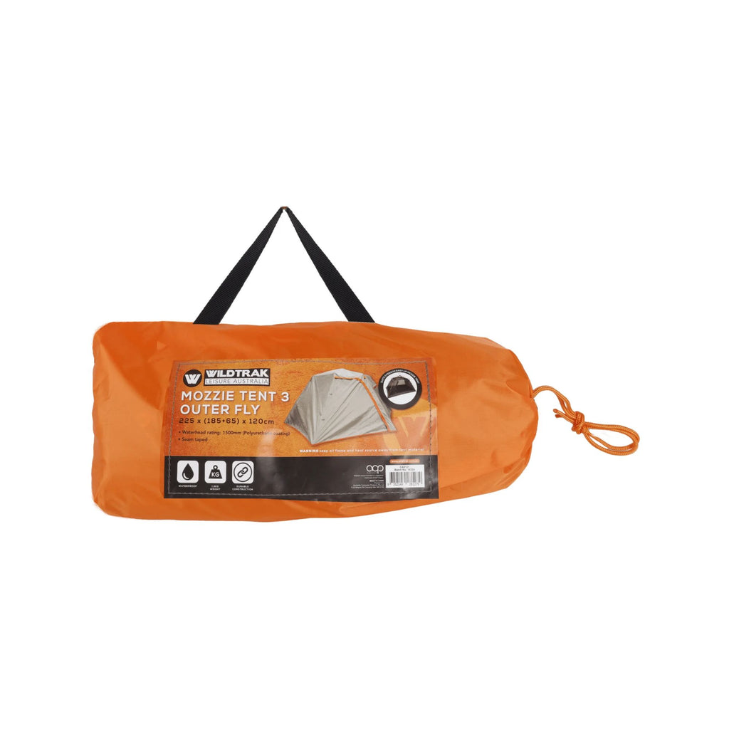 Wildtrak 3P Easy Up Mozzie Dome Tent 2 Outer Fly with Carry Bag