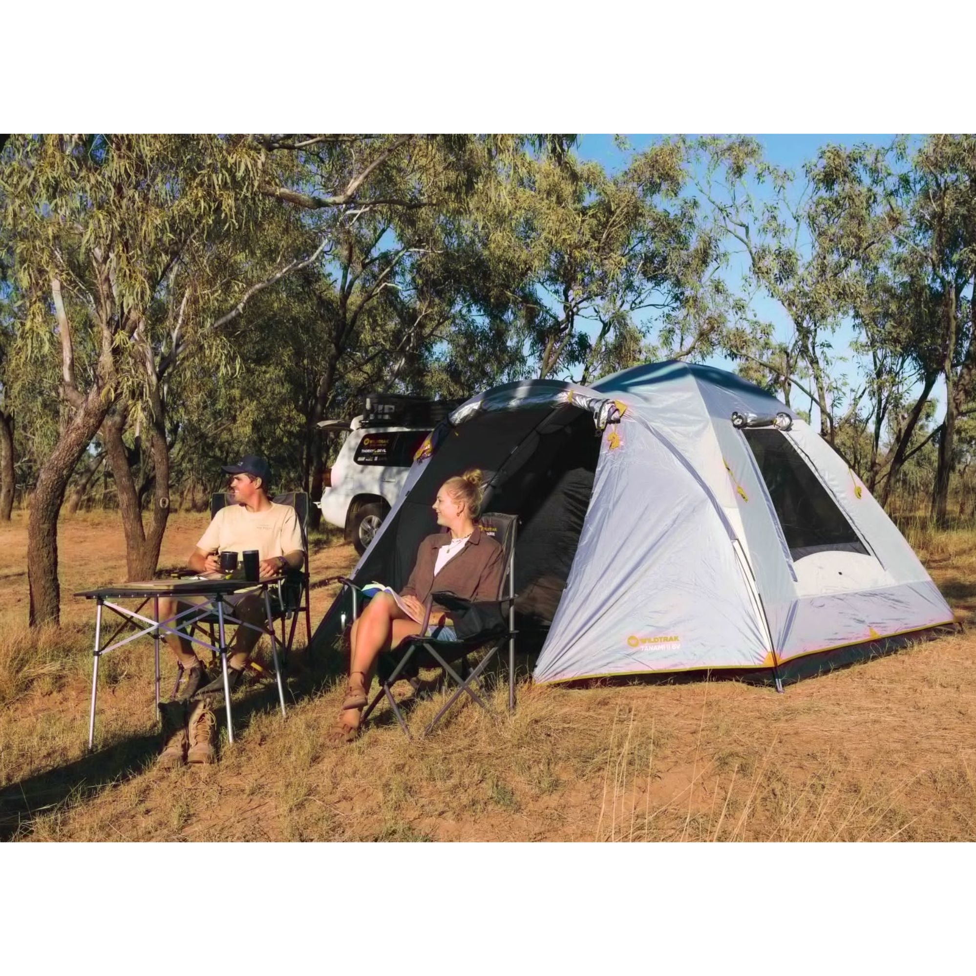Wildtrak Tanami Series II 6V Dome Tent with Front Vestibule