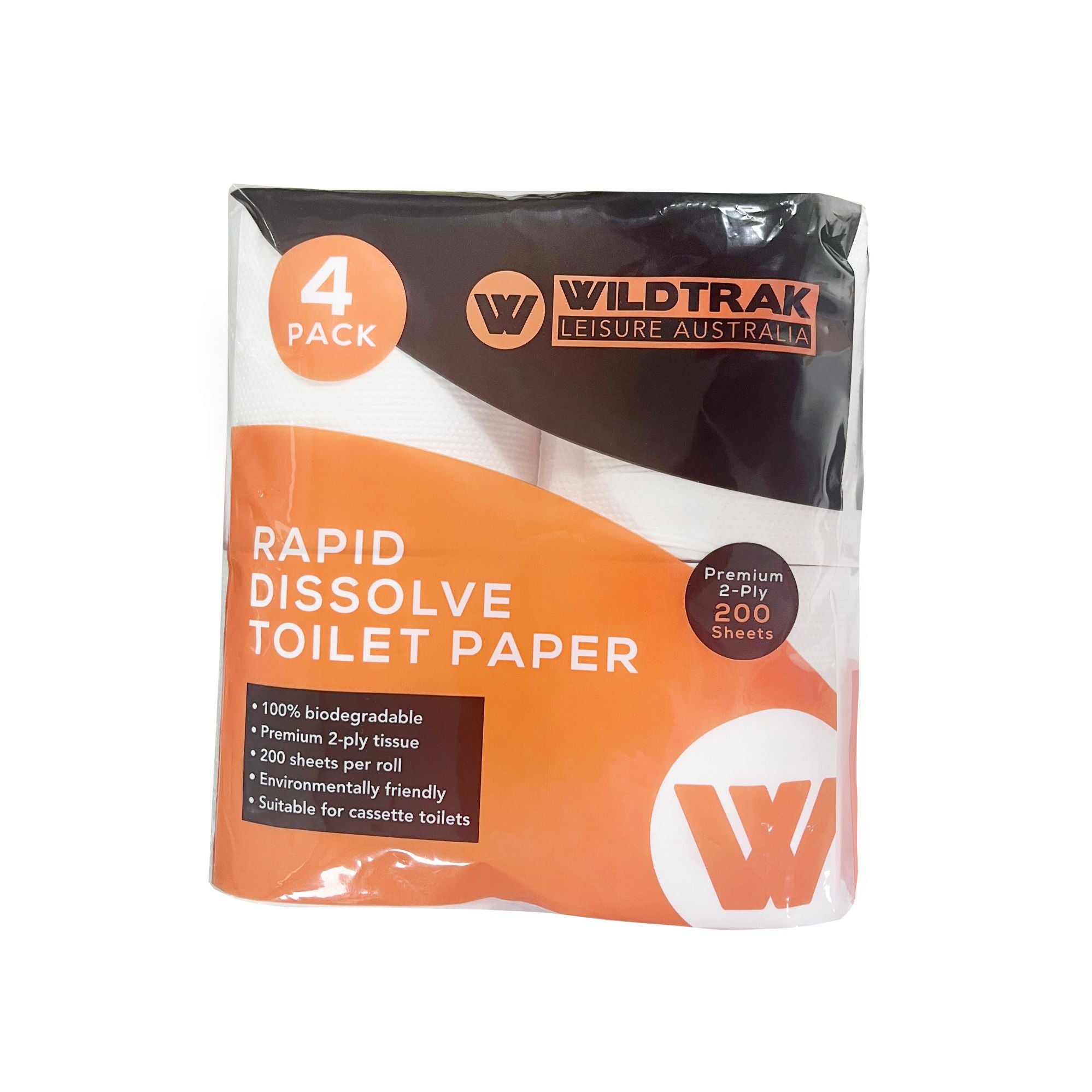 Wildtrak 4pk Rapid Dissolve Biodegradable 2-Ply Toilet Paper
