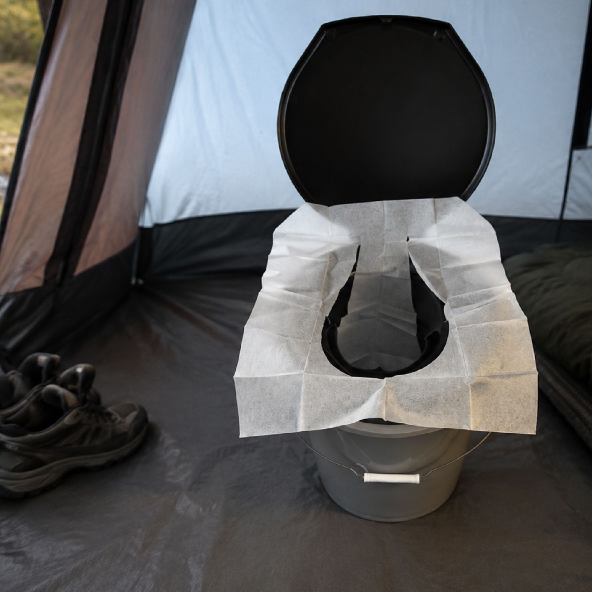 Wildtrak 10Pack Portable Toilet Disposable Seat Covers 42x38cm