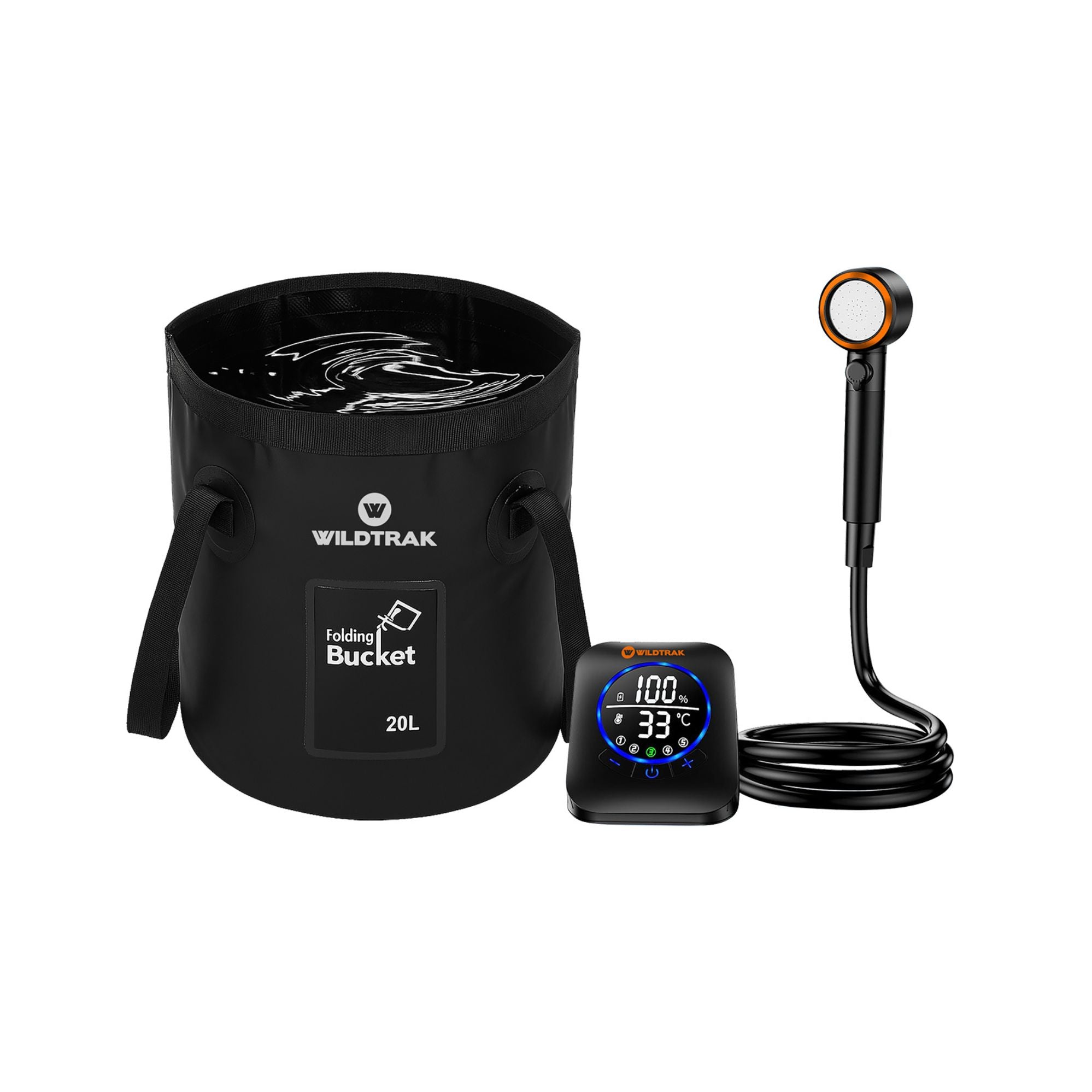 Wildtrak Portable Rechargeable Camping Shower