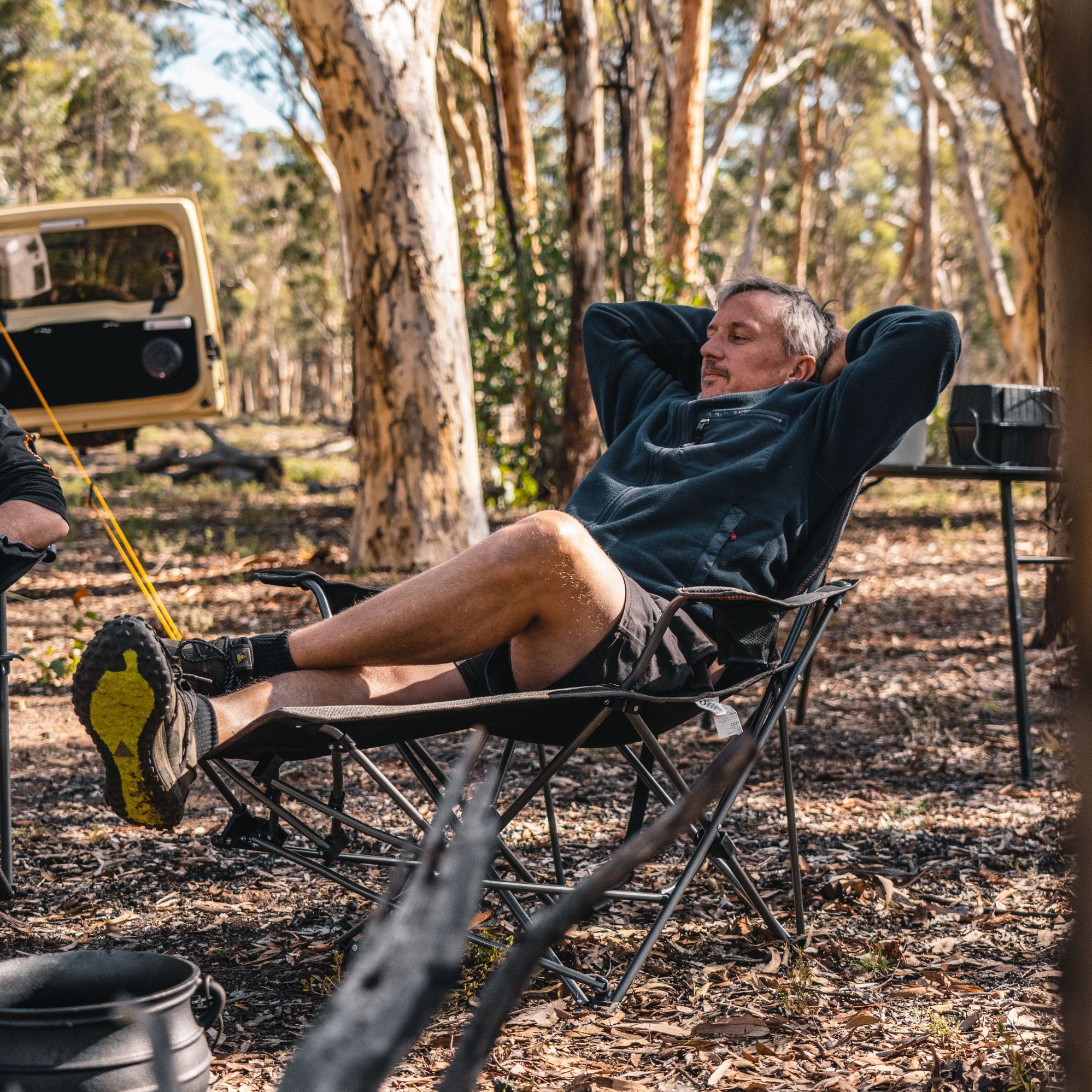 Wildtrak Hamelin Deluxe Recliner Chair, 150kg Weight Capacity