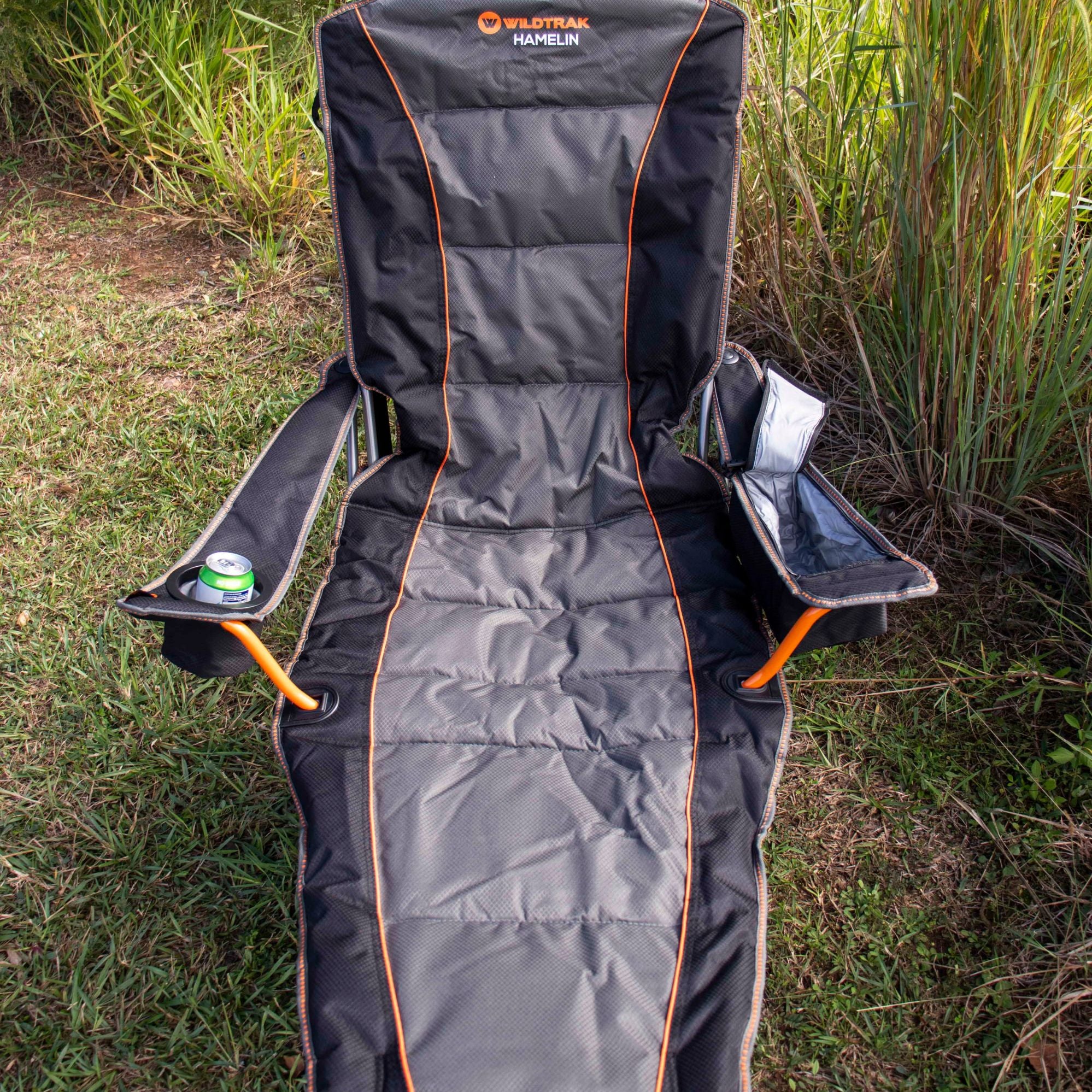 Wildtrak Hamelin Deluxe Recliner Chair, 150kg Weight Capacity