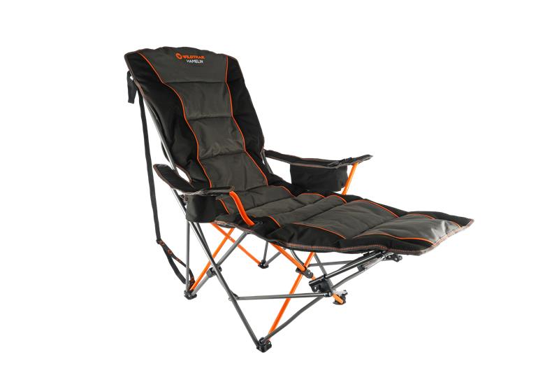 Hamelin Reclining Camp Chair Lounger, 150kg Weight Capacity, Durable Contruction, 100% Ripstop Polyester