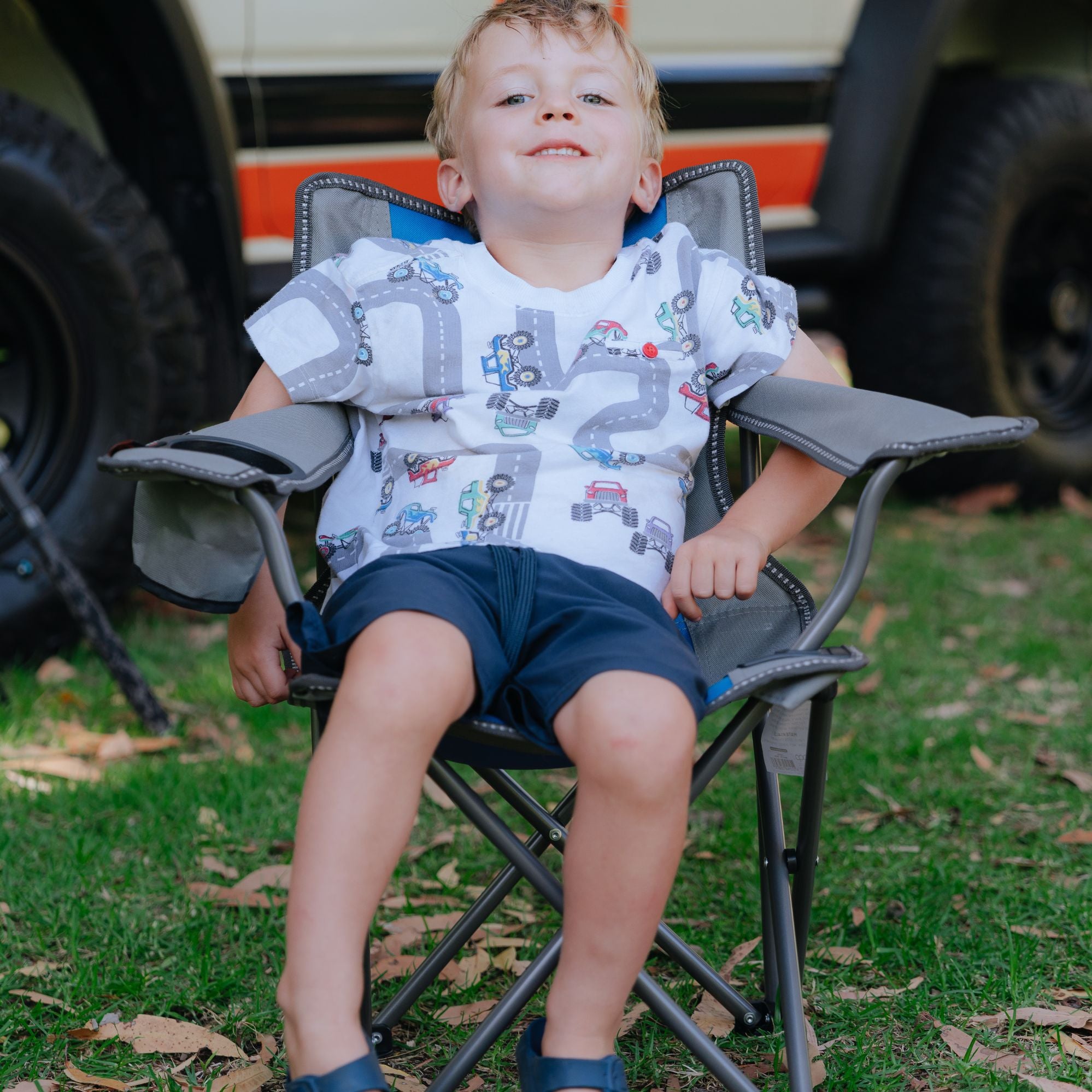 Wildtrak Kidz Folding Camp Chair - Blue