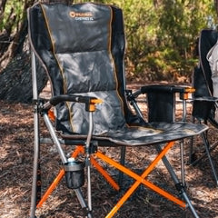 Wildtrak Cheynes XL Solid Arm Chair with Cushioned High Back