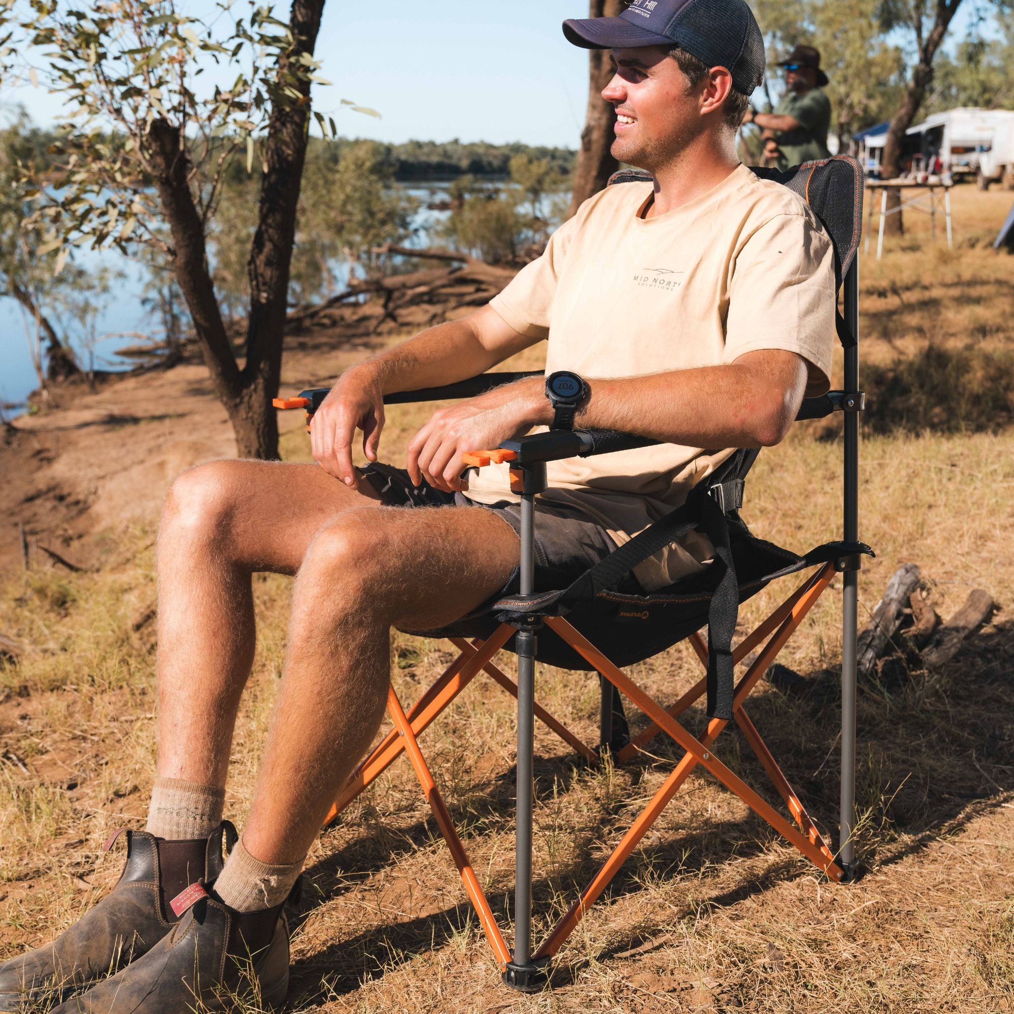 Wildtrak Nannup Folding Camp Chair with Lumbar Support