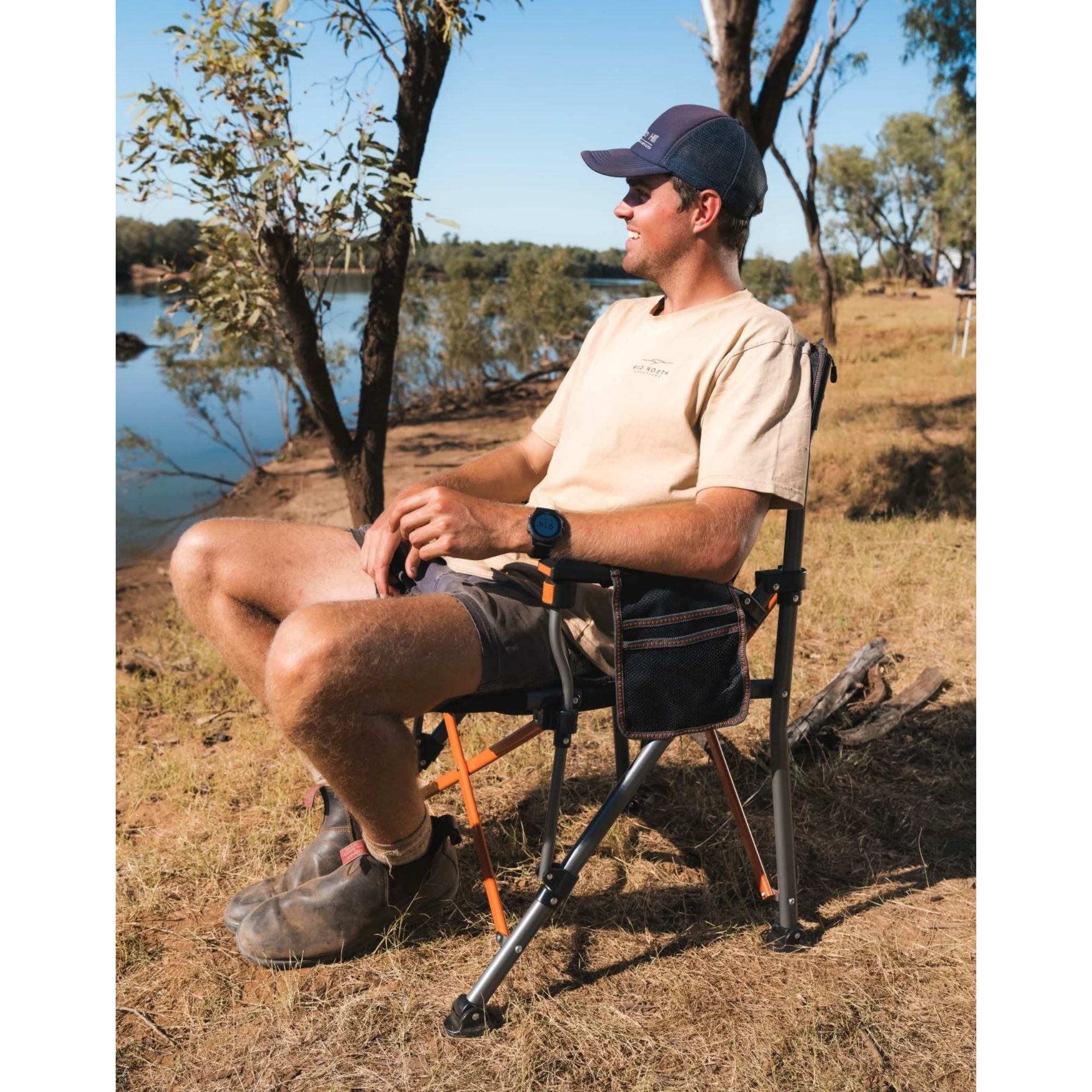 Wildtrak Nannup Folding Camp Chair with Lumbar Support