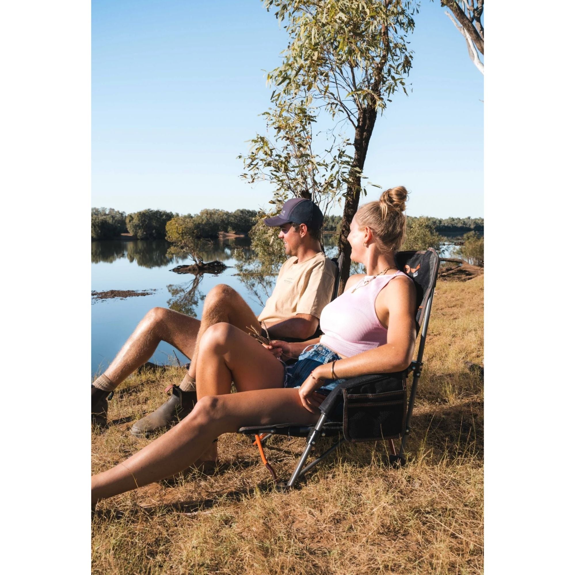 Wildtrak Falls Event Folding Camping Chair, High Back