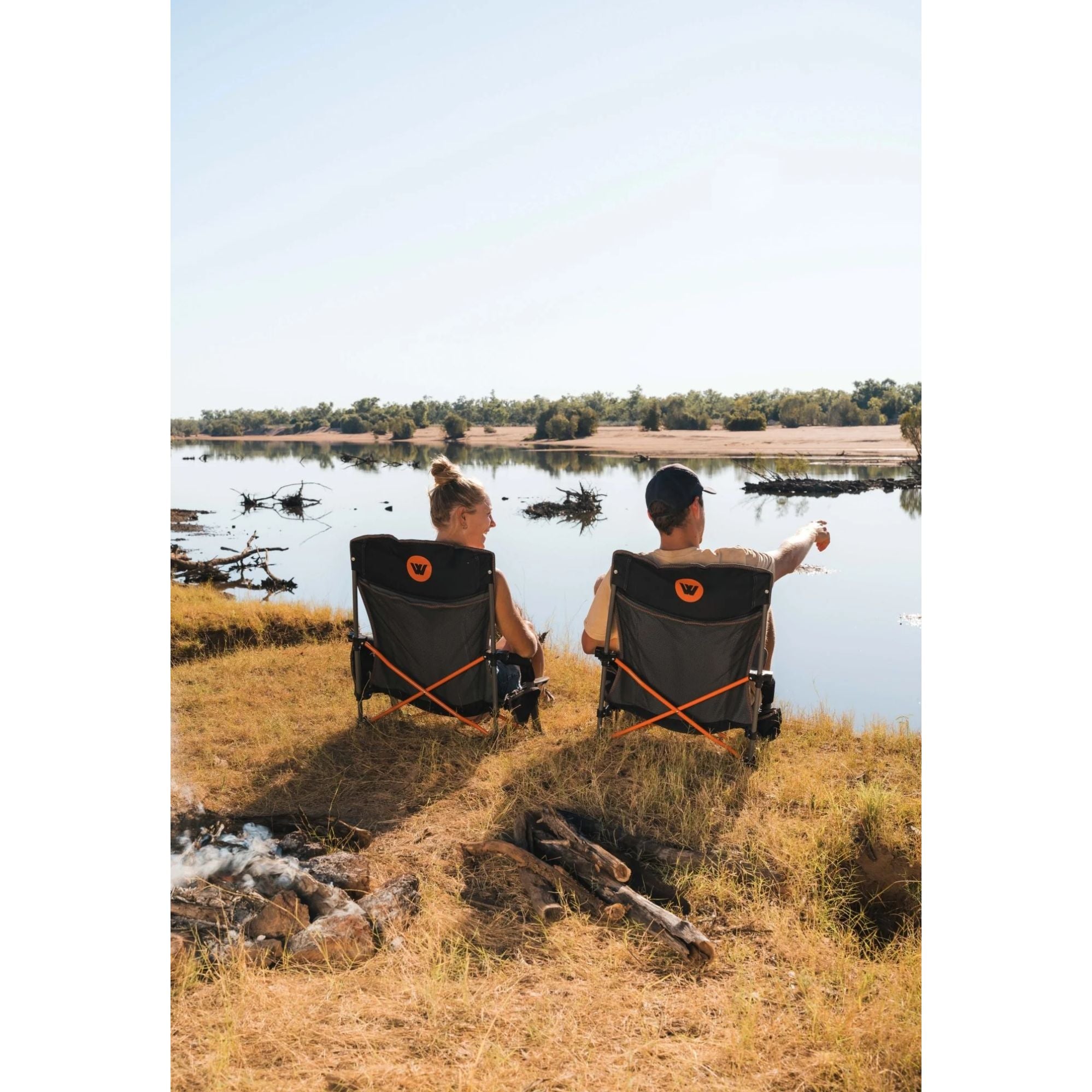 Wildtrak Falls Event Folding Camping Chair, High Back