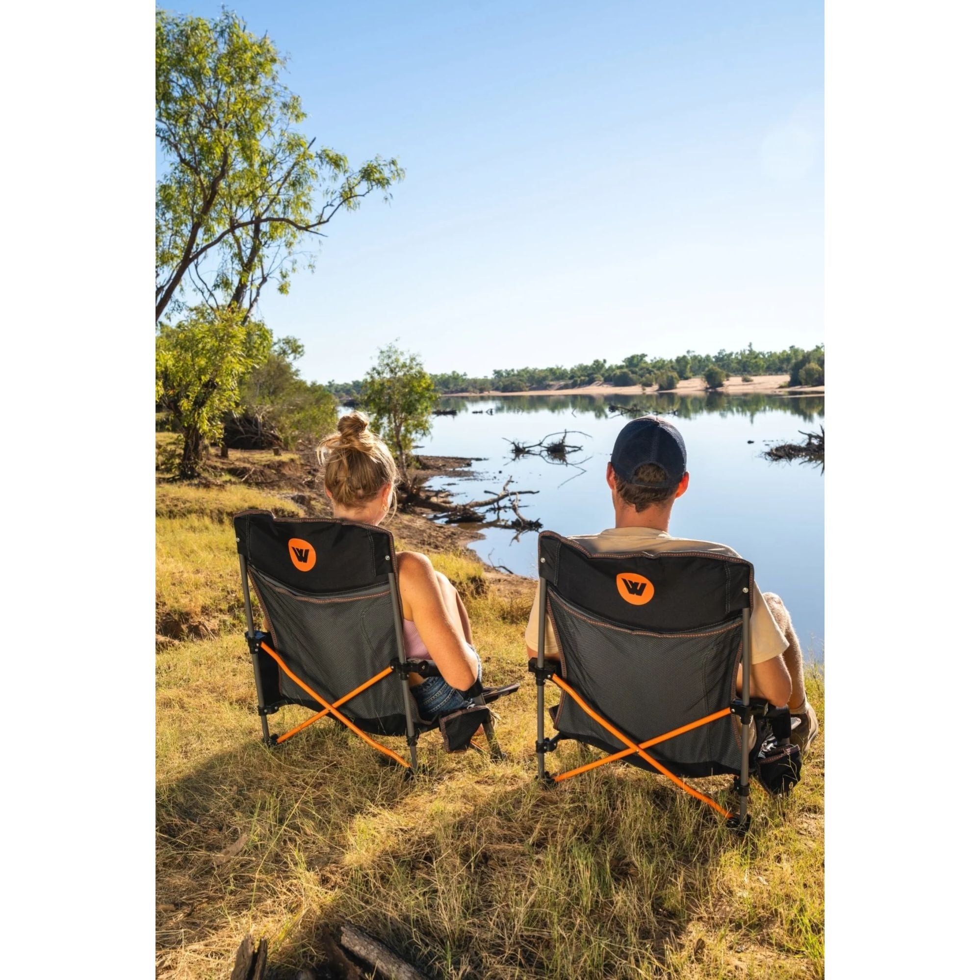 Wildtrak Falls Event Folding Camping Chair, High Back
