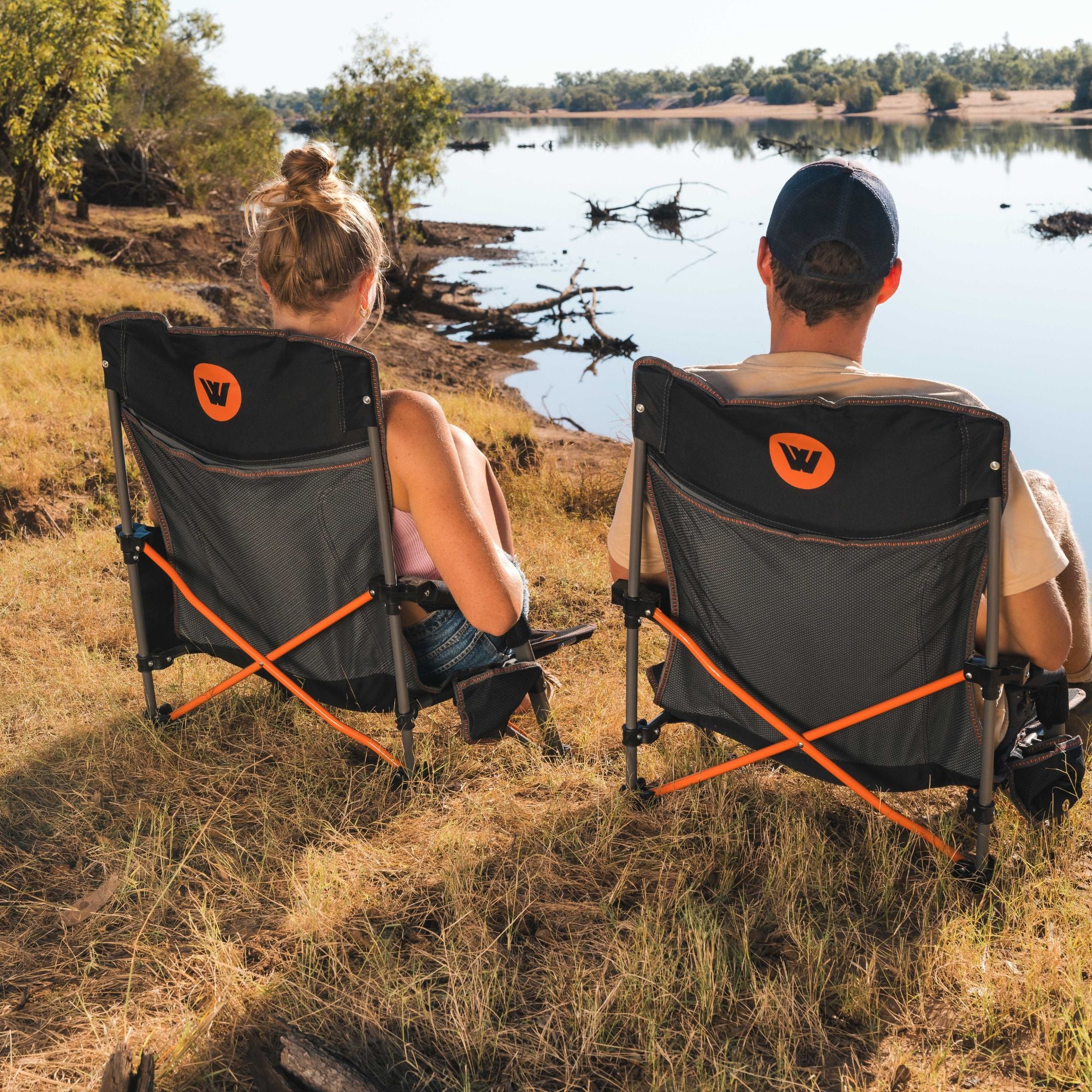 Wildtrak Falls Event Folding Camping Chair, High Back