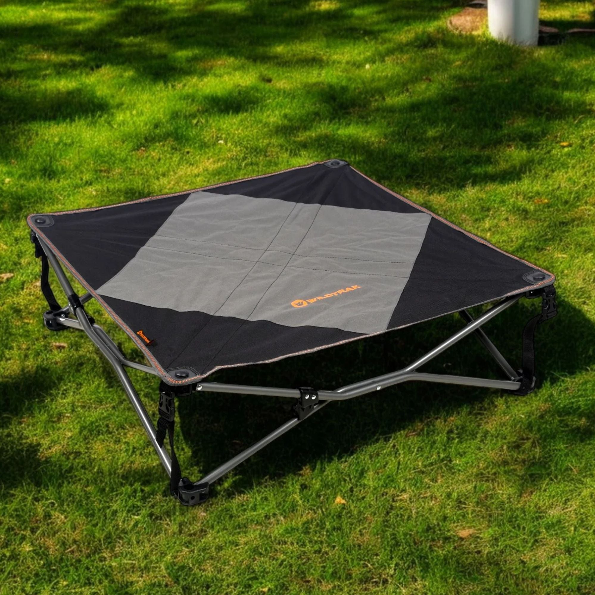 Wildtrak Deluxe Folding Pet Camp Bed with Removable Cover