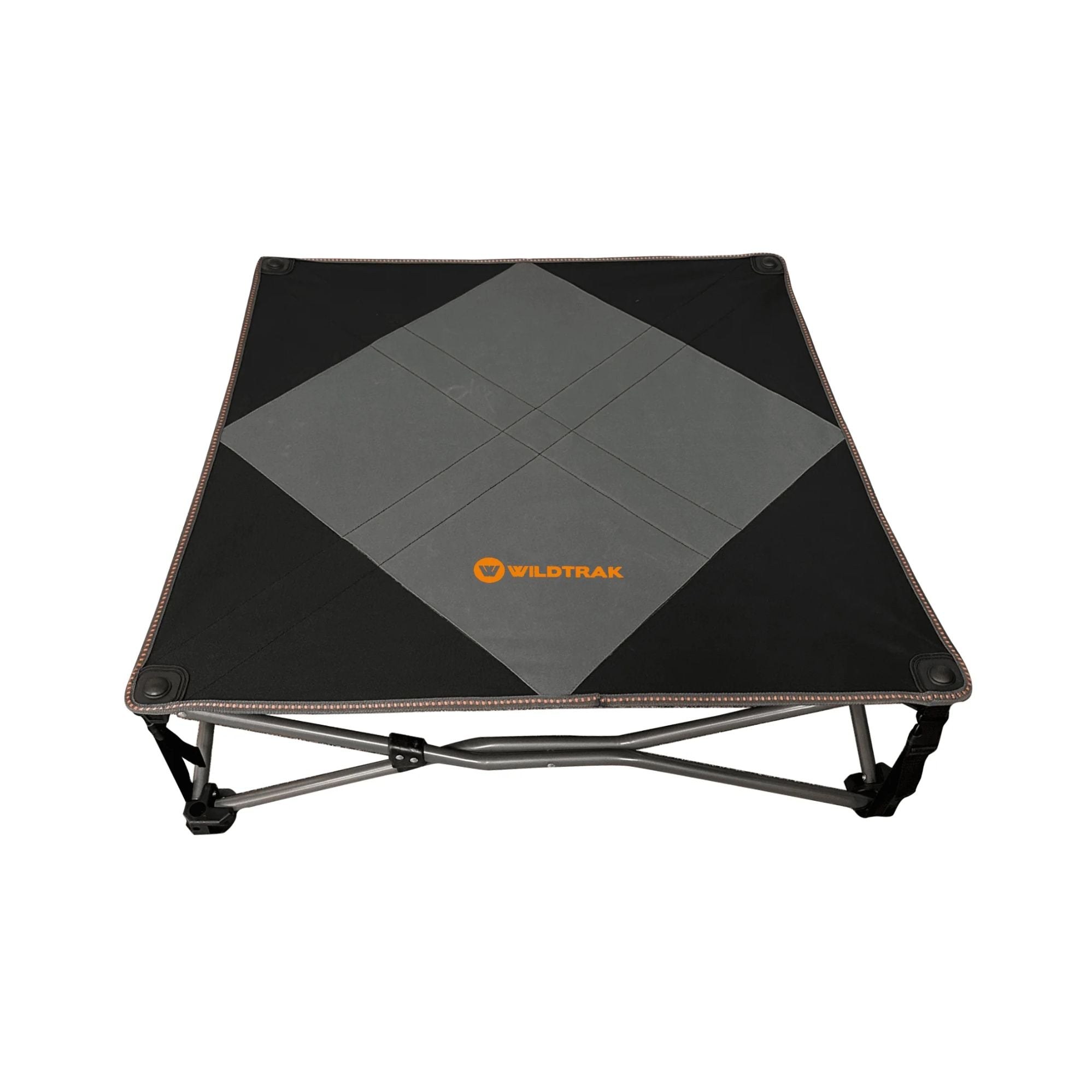 Wildtrak Deluxe Folding Pet Camp Bed XL with Removable Cover 95x95cm