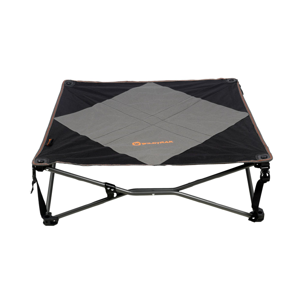 Wildtrak Deluxe Folding Pet Camp Bed XL with Removable Cover 95x95cm