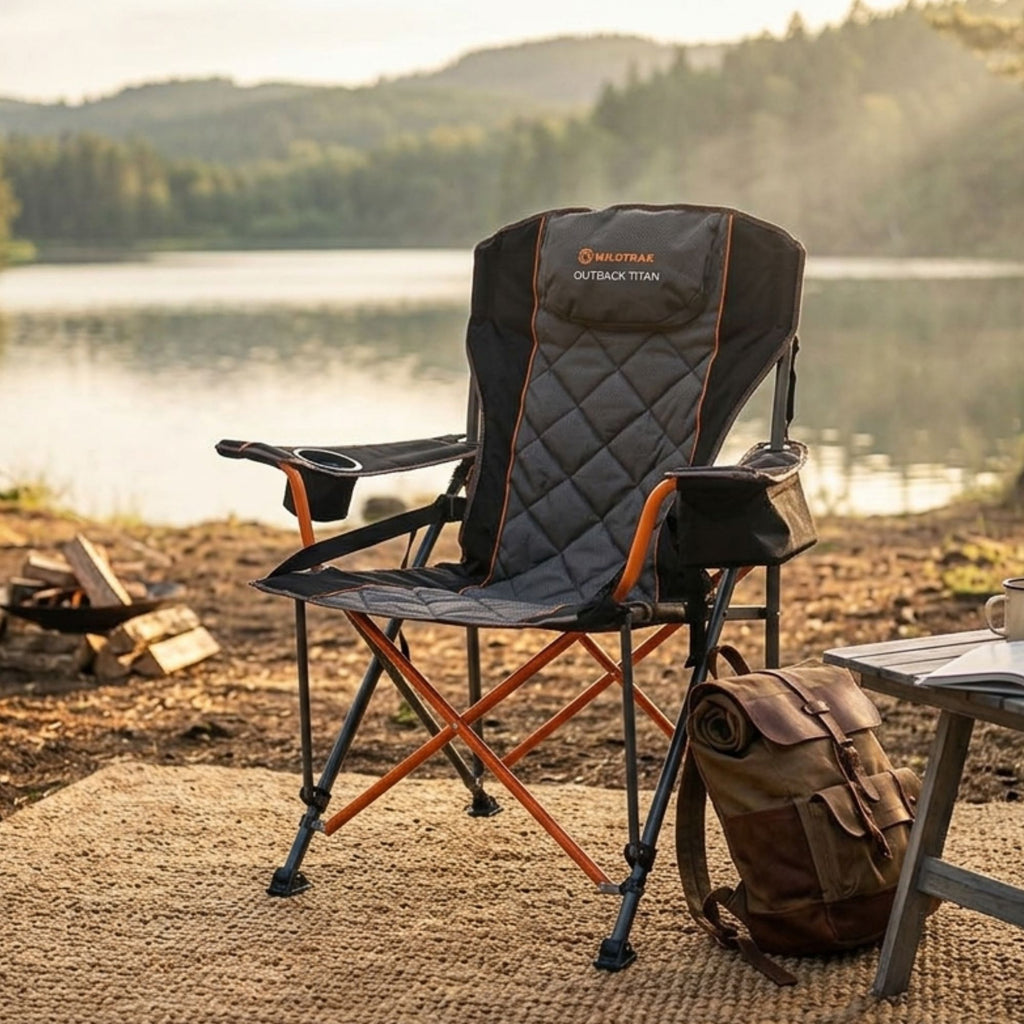 Wildtrak Outback Titan Deluxe 300kg Camping Chair