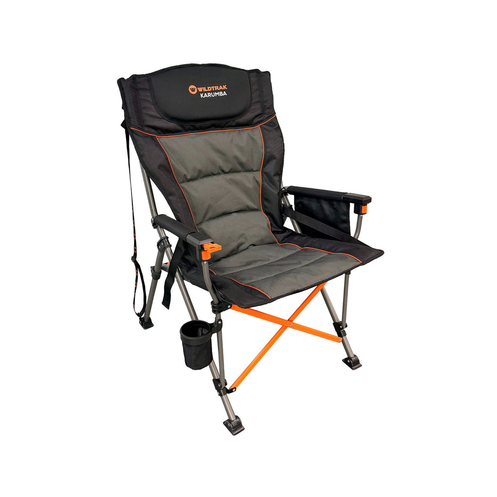 Wildtrak Karumba Deluxe Camping Chair 106x66x43cm, 250kg Weight Rating