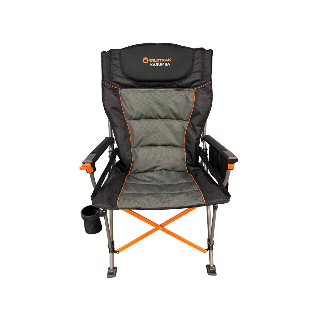 Wildtrak Karumba Deluxe Camping Chair 106x66x43cm, 250kg Weight Rating