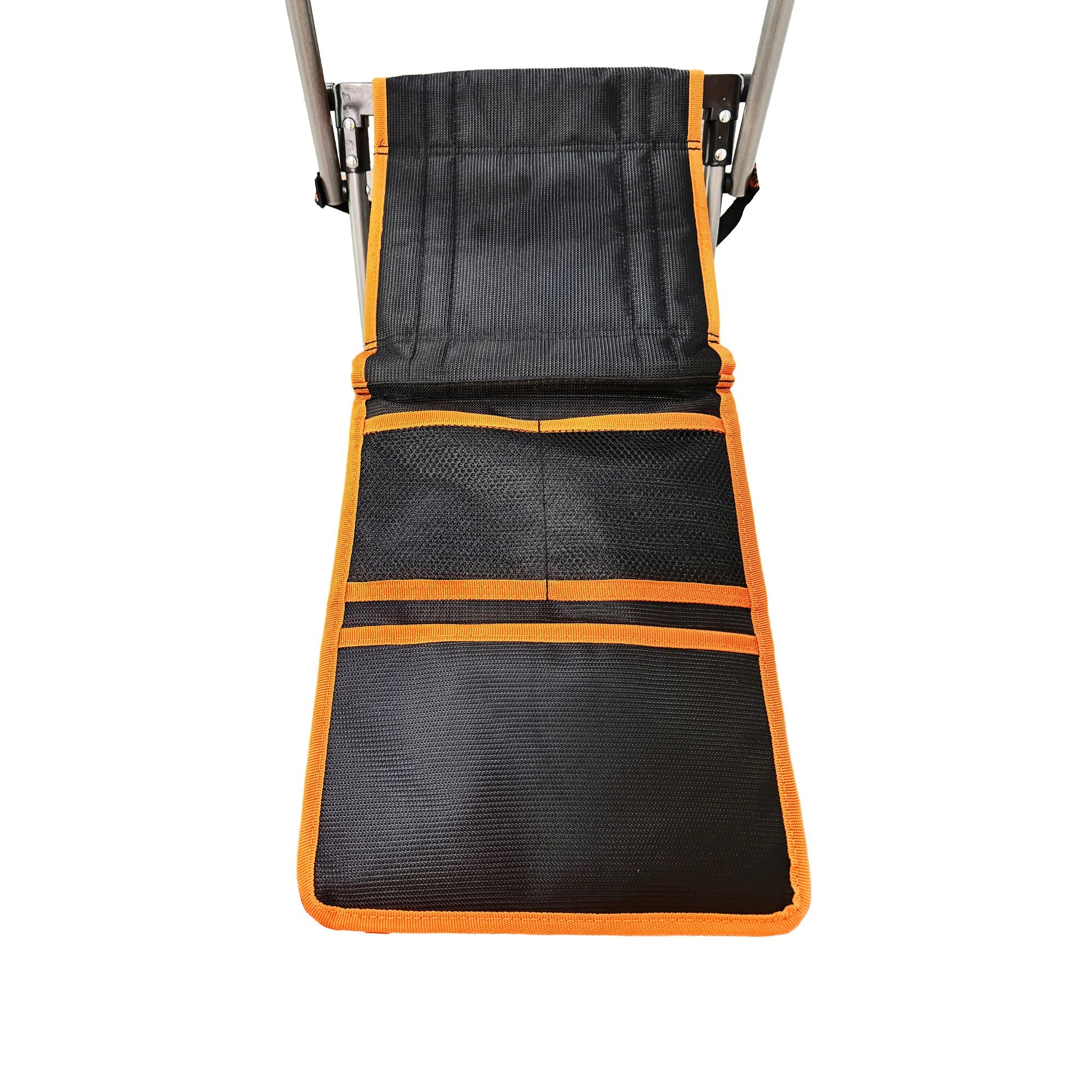 Wildtrak Cobar Compact Tri-fold Backrest Stool 64x27.5x30cm, 120kg Weight Rating