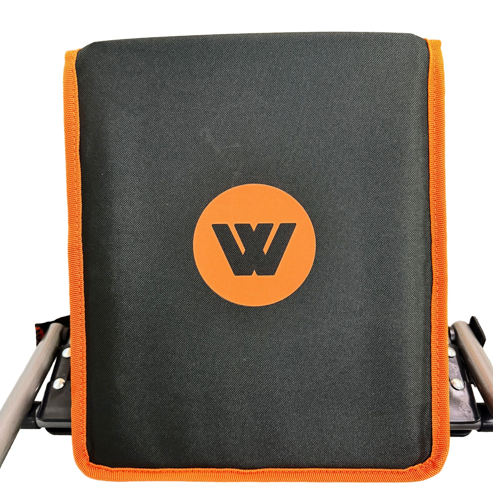Wildtrak Cobar Compact Tri-fold Backrest Stool 64x27.5x30cm, 120kg Weight Rating