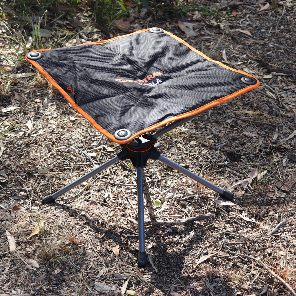 Wildtrak Marla Compact Folding Padded Stool 40x44.5x44cm, 120kg Weight Rating