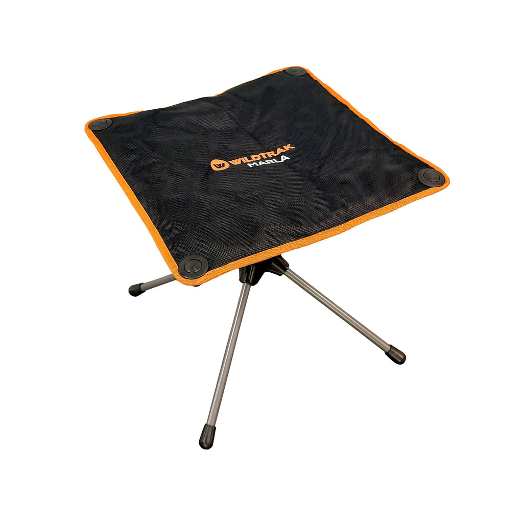 Wildtrak Marla Compact Folding Padded Stool 40x44.5x44cm, 120kg Weight Rating
