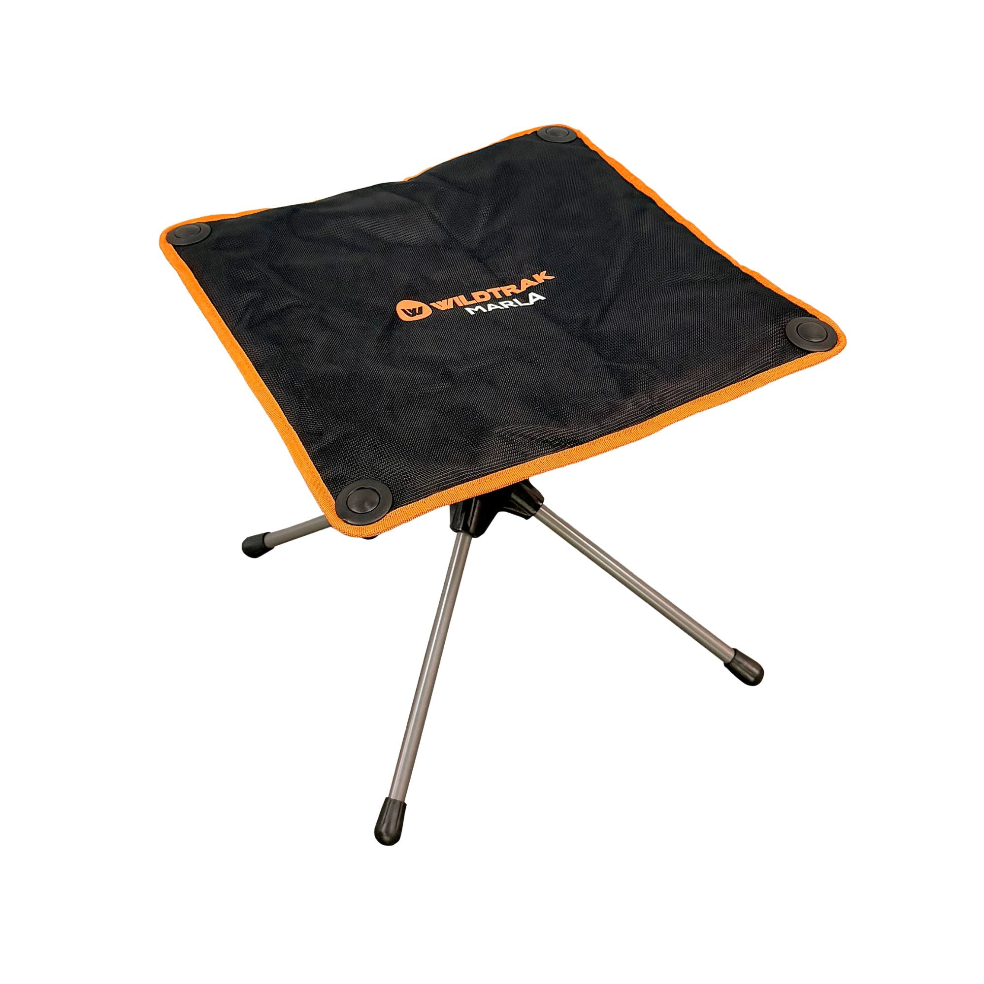 Wildtrak Marla Compact Folding Padded Stool 40x44.5x44cm, 120kg Weight Rating