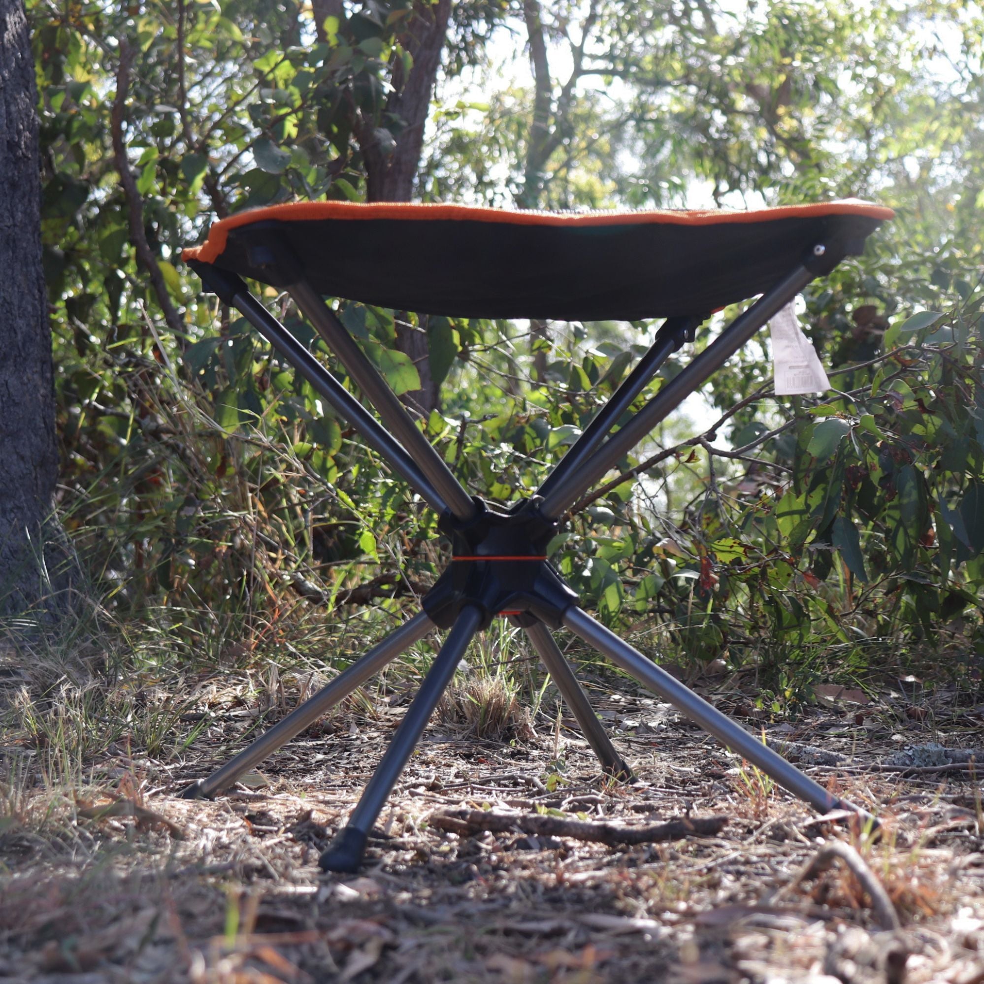 Wildtrak Marla Compact Folding Padded Stool 40x44.5x44cm, 120kg Weight Rating